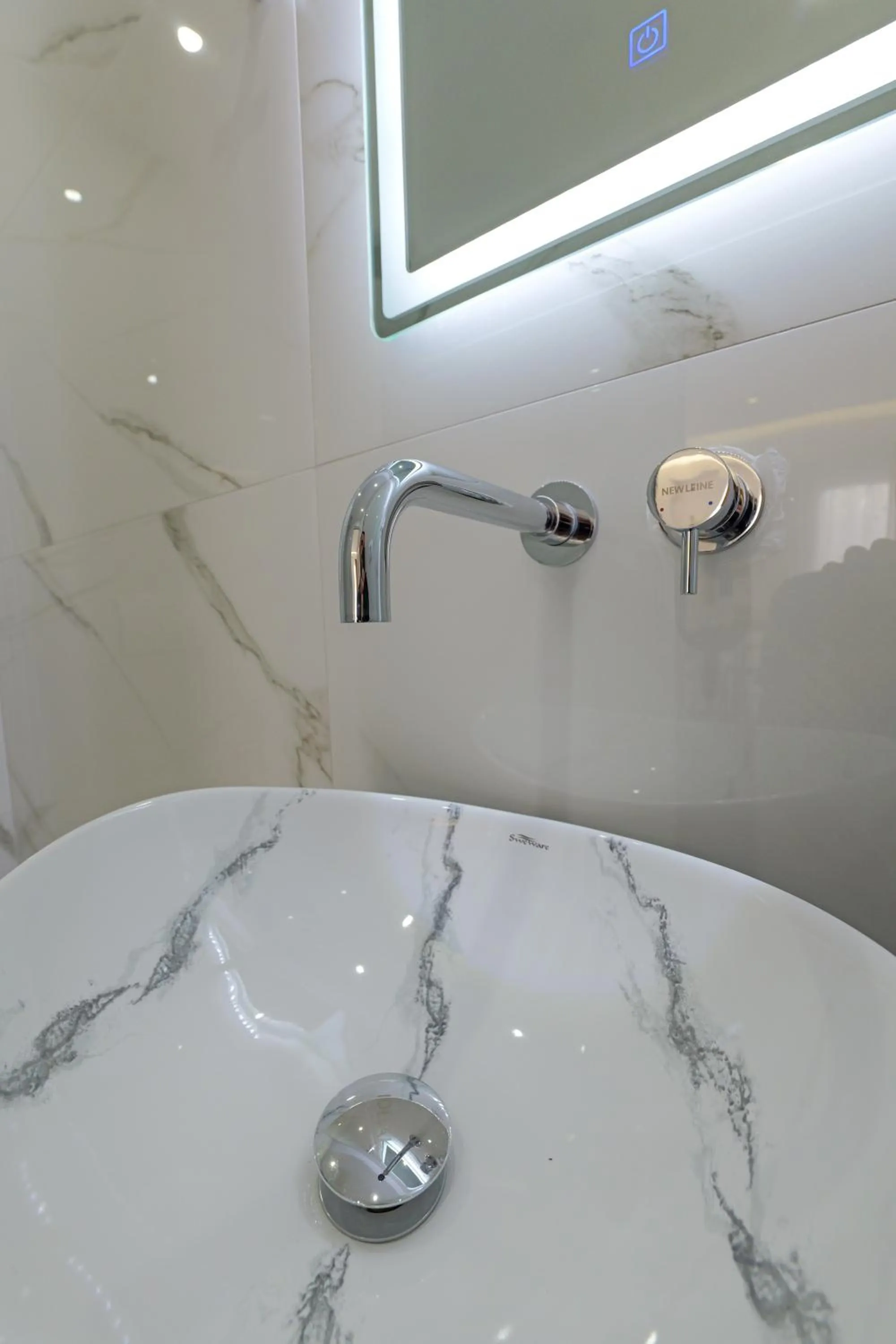 Bathroom in Central Garden Sofia 1- Free Parking