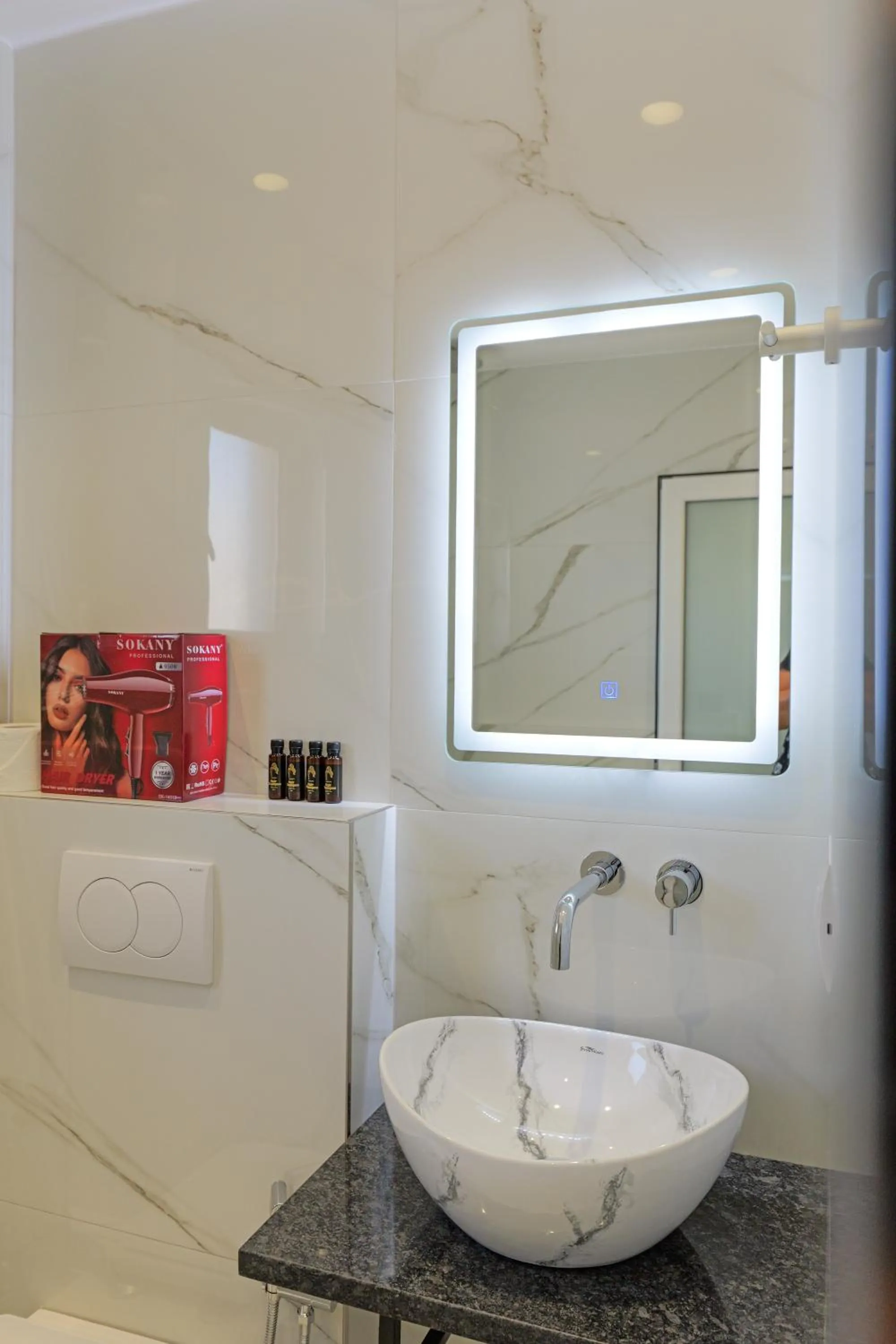 Bathroom in Central Garden Sofia 1- Free Parking