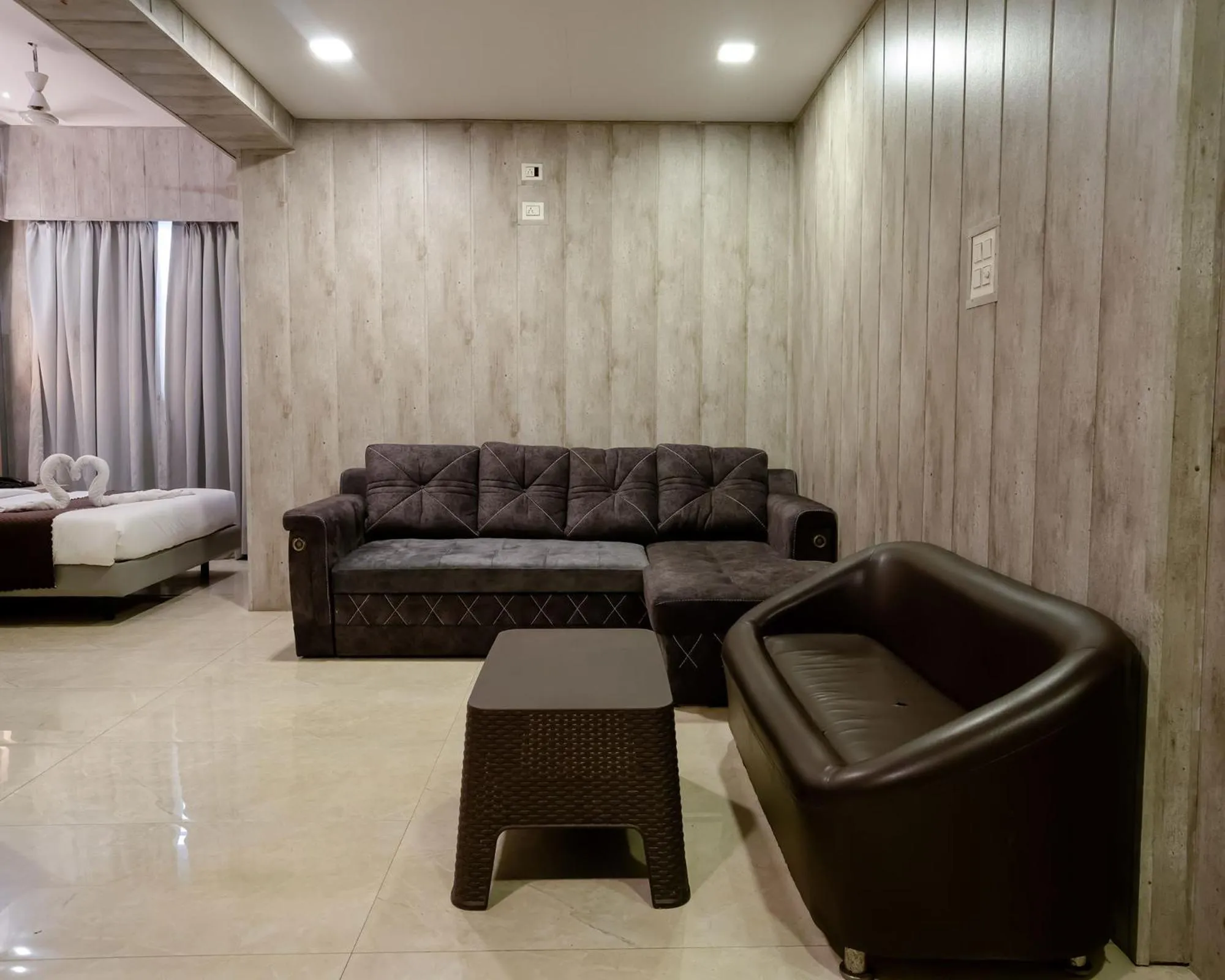 Bed in Hotel Grand Seasons- Navi Mumbai