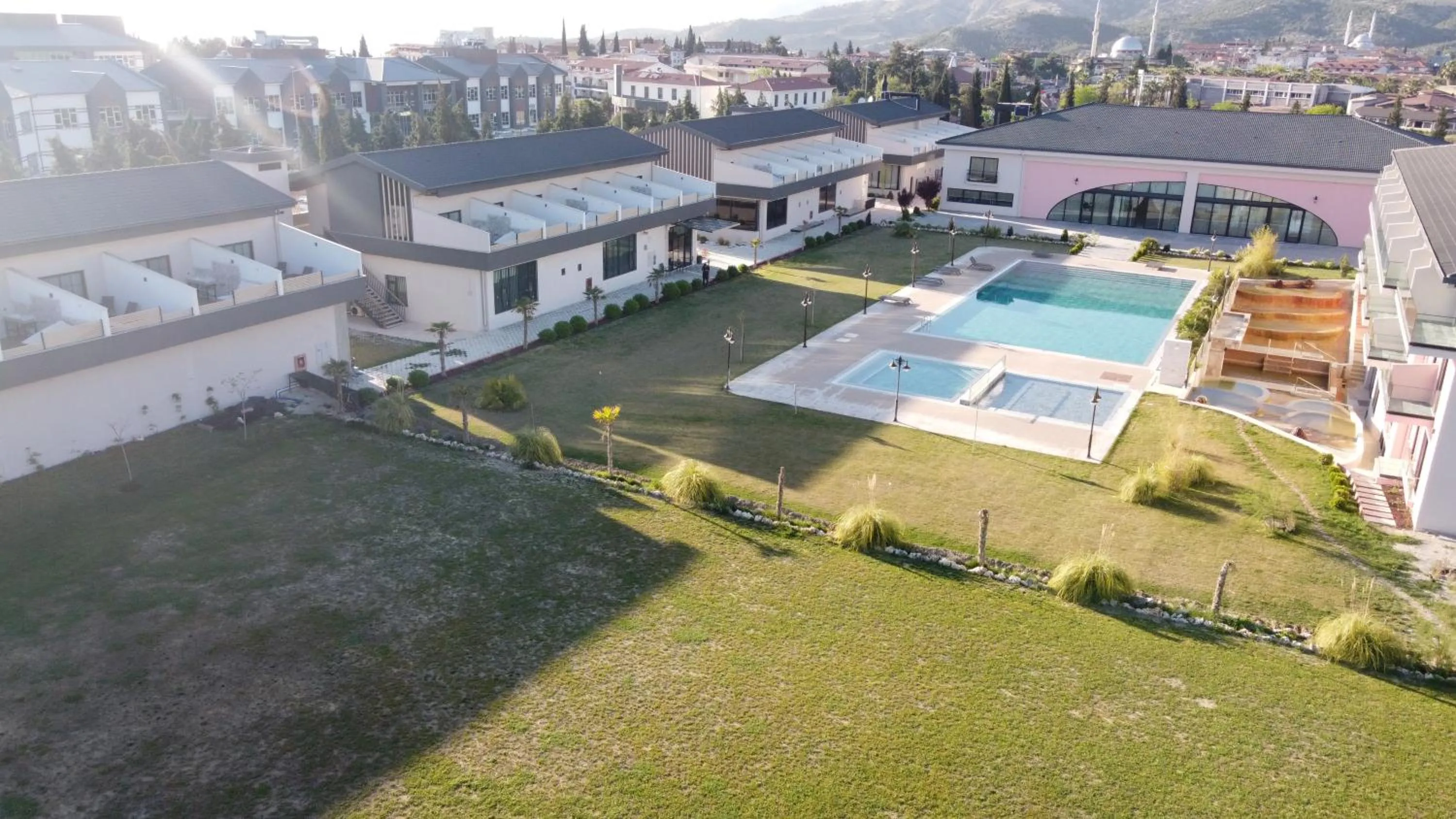 Natural landscape in Pamukkale Kaya Termal Otel