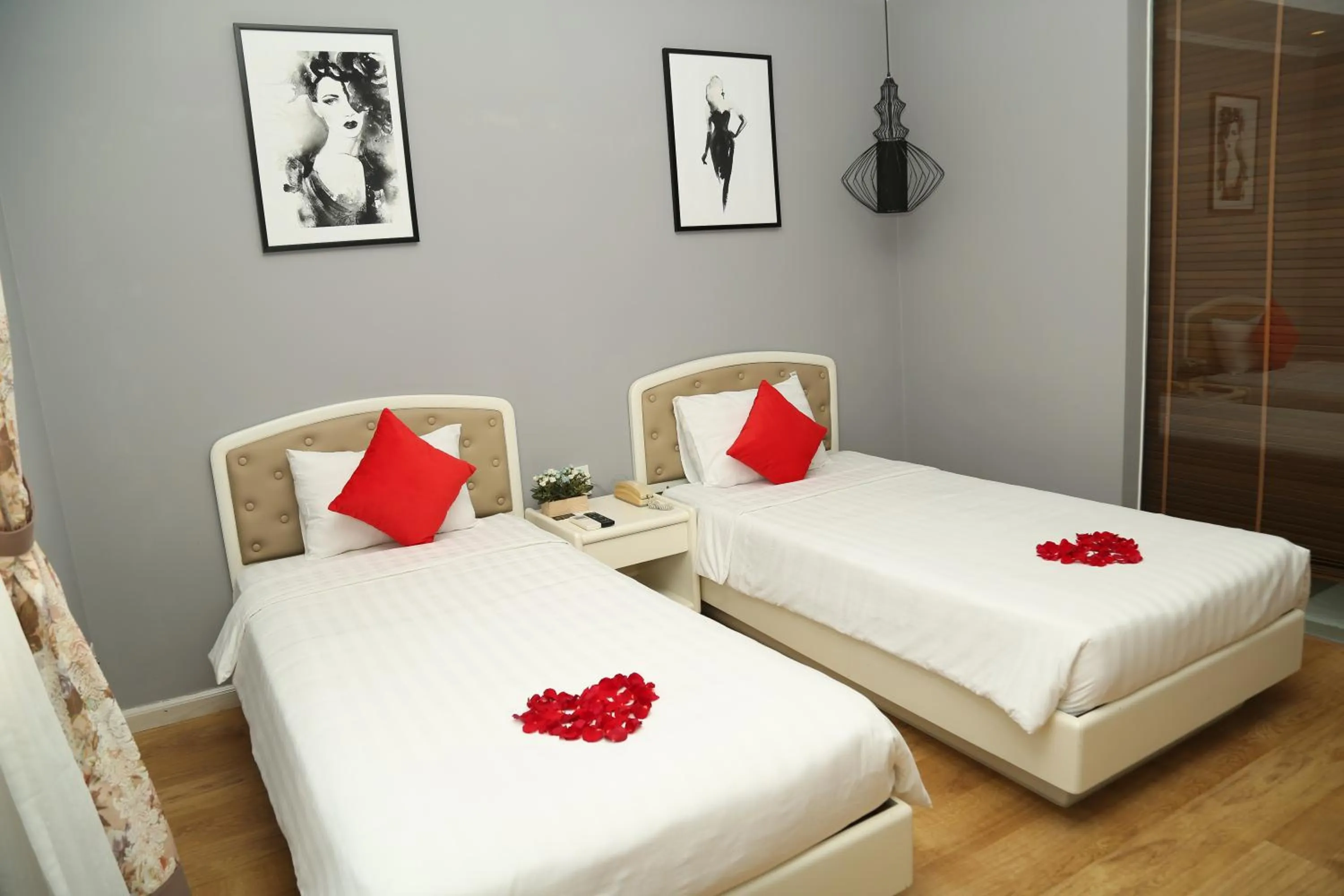 Bedroom in KaKa Hotel Han River