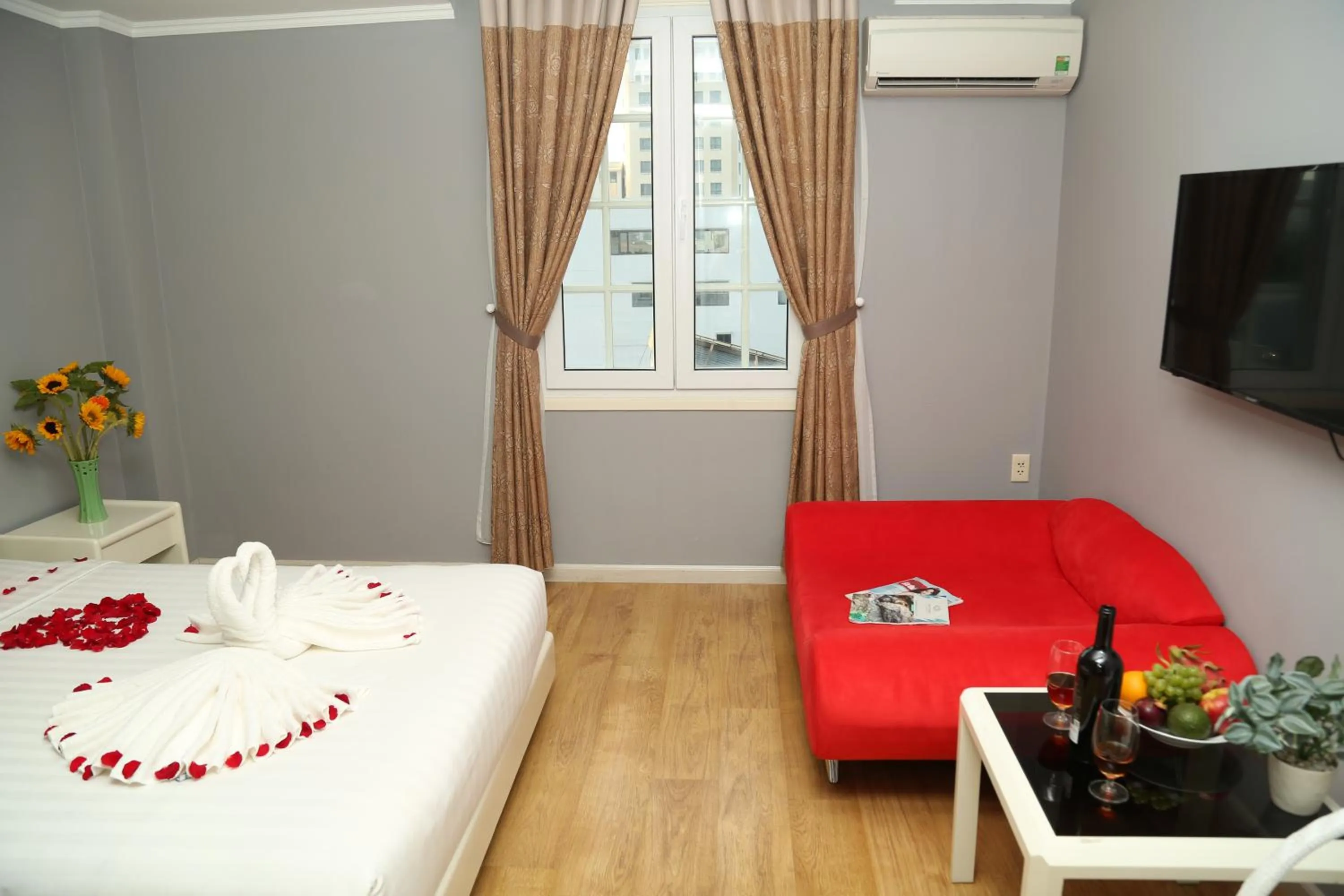 Bedroom in KaKa Hotel Han River