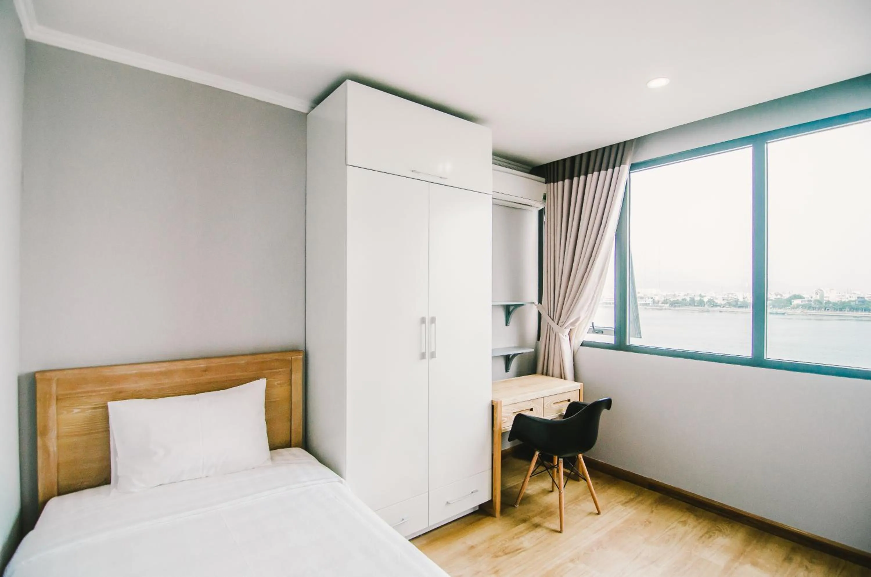 Bed in KaKa Hotel Han River