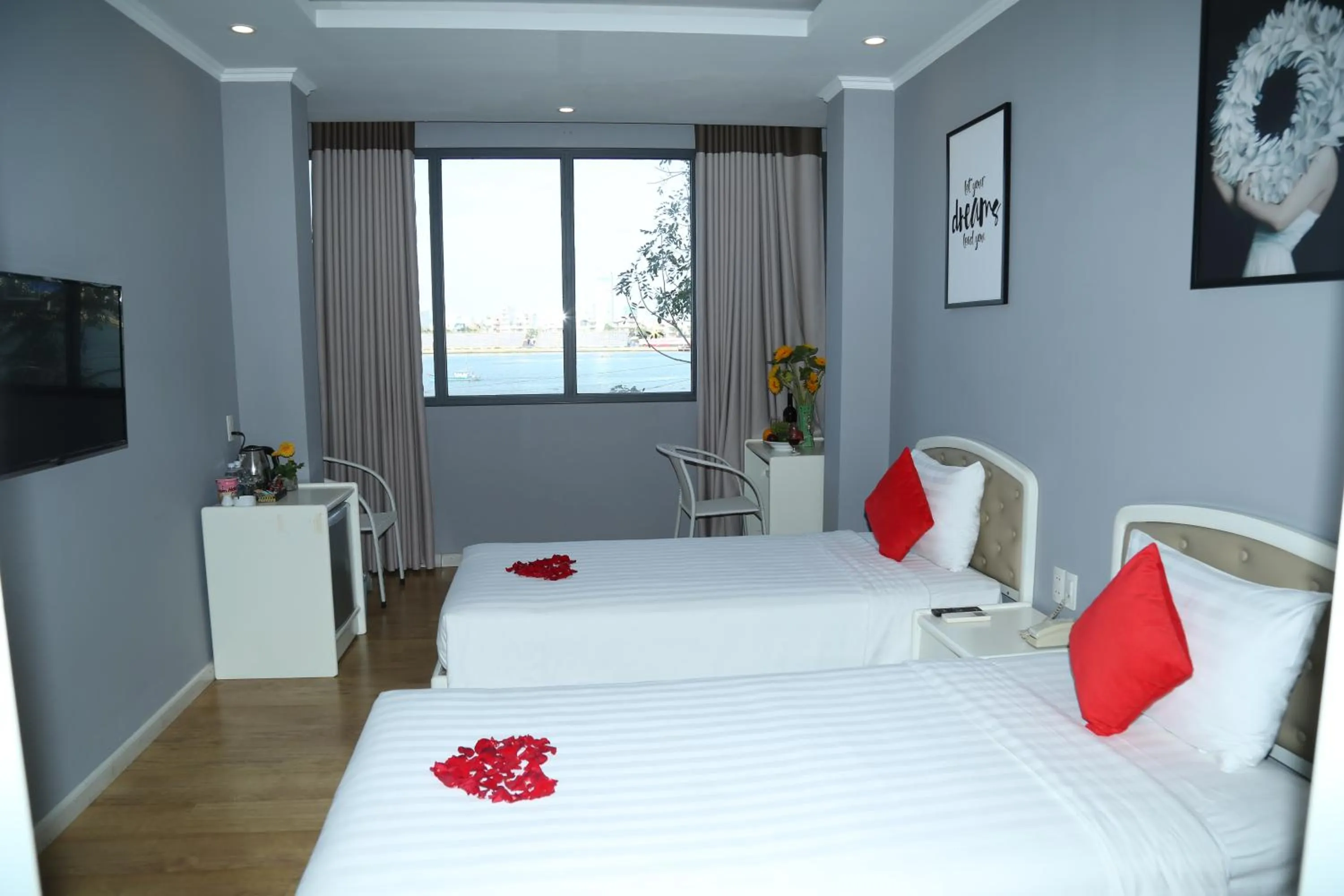 Bedroom in KaKa Hotel Han River