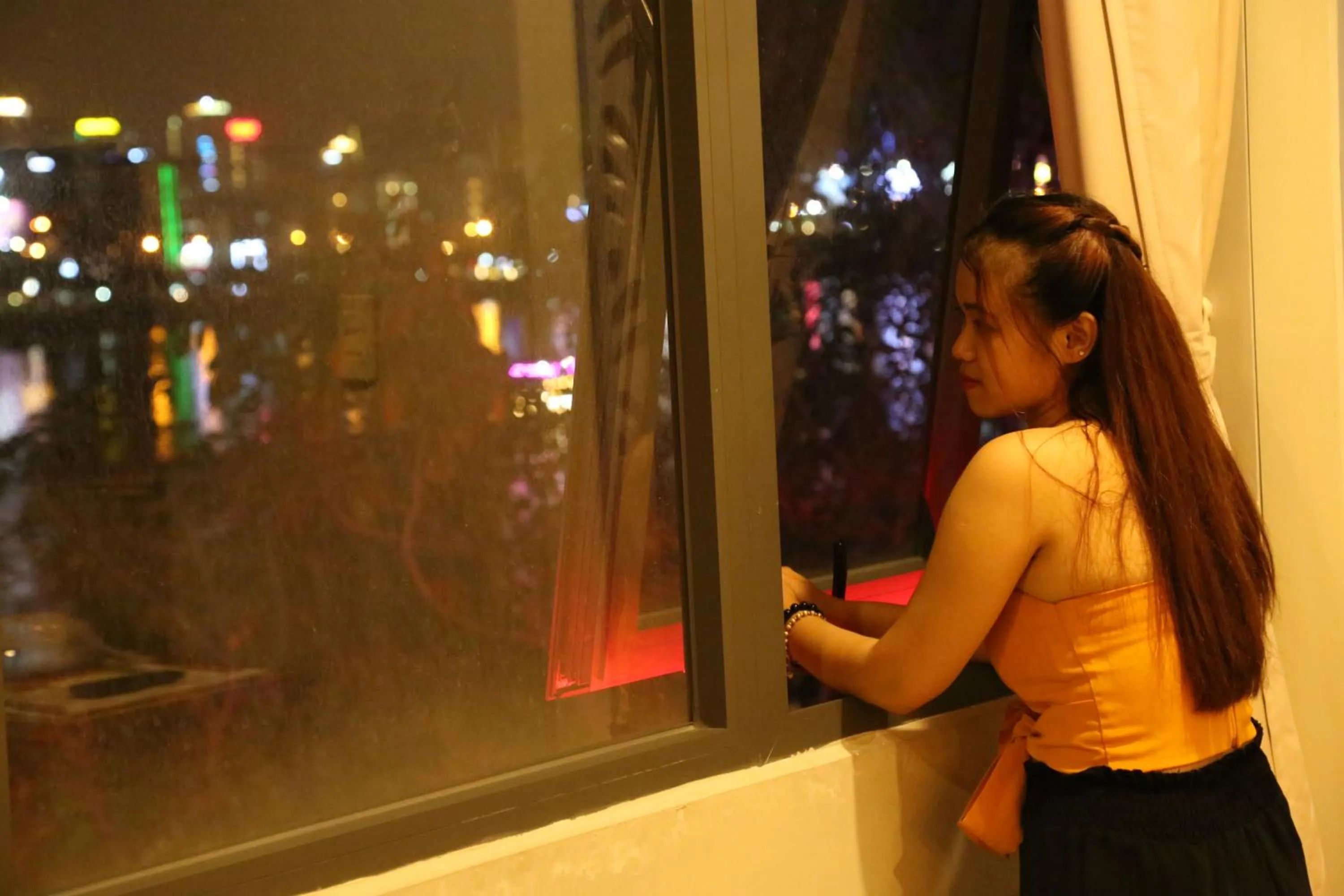 Living room in KaKa Hotel Han River