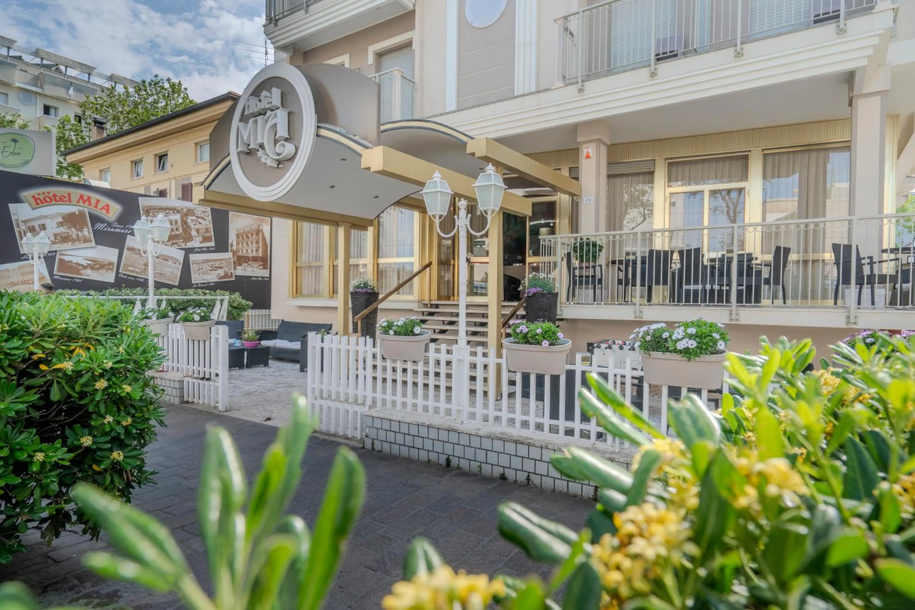 Property building in Hotel Mia