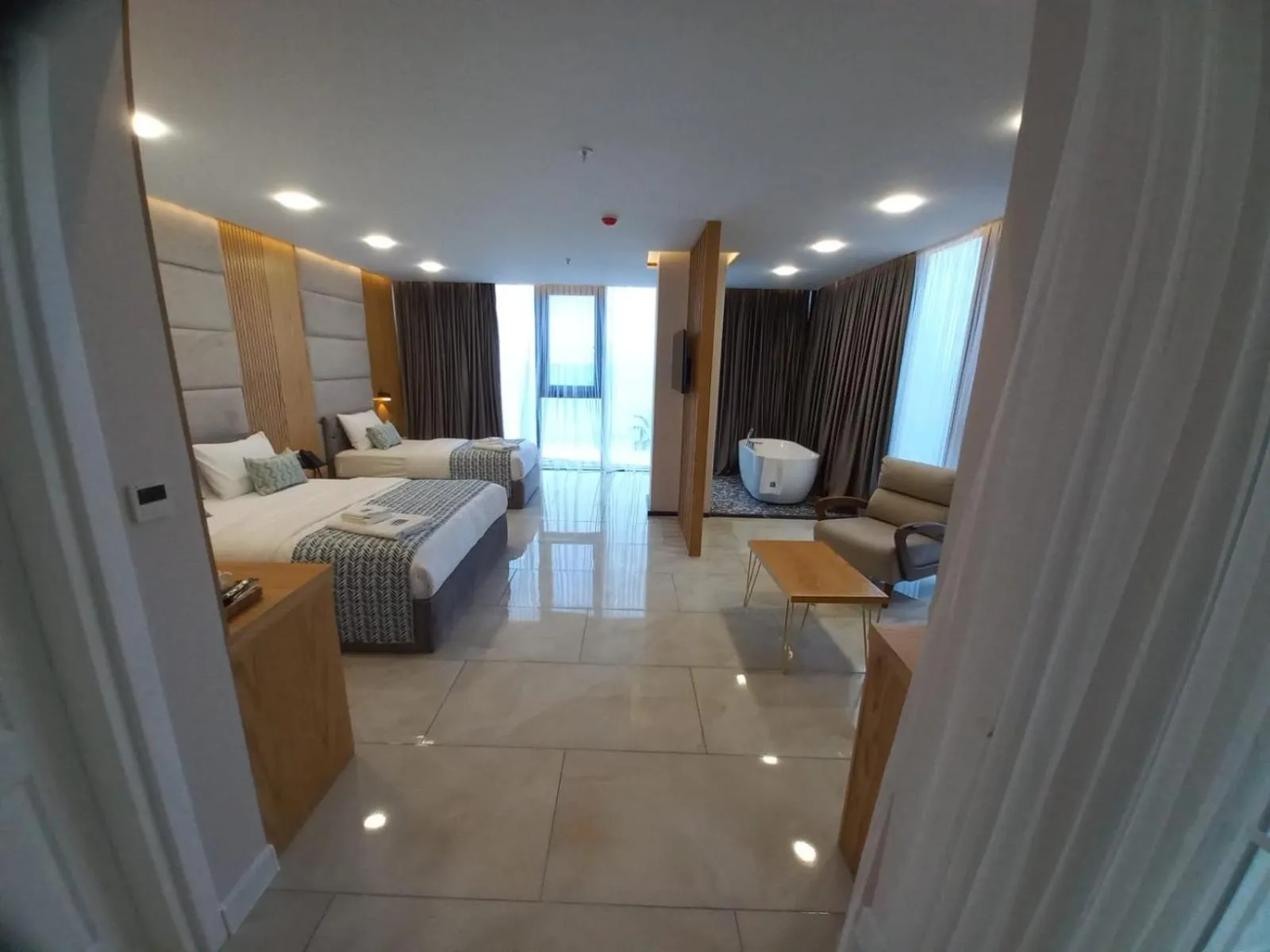 Bed in Hotel Black Sea