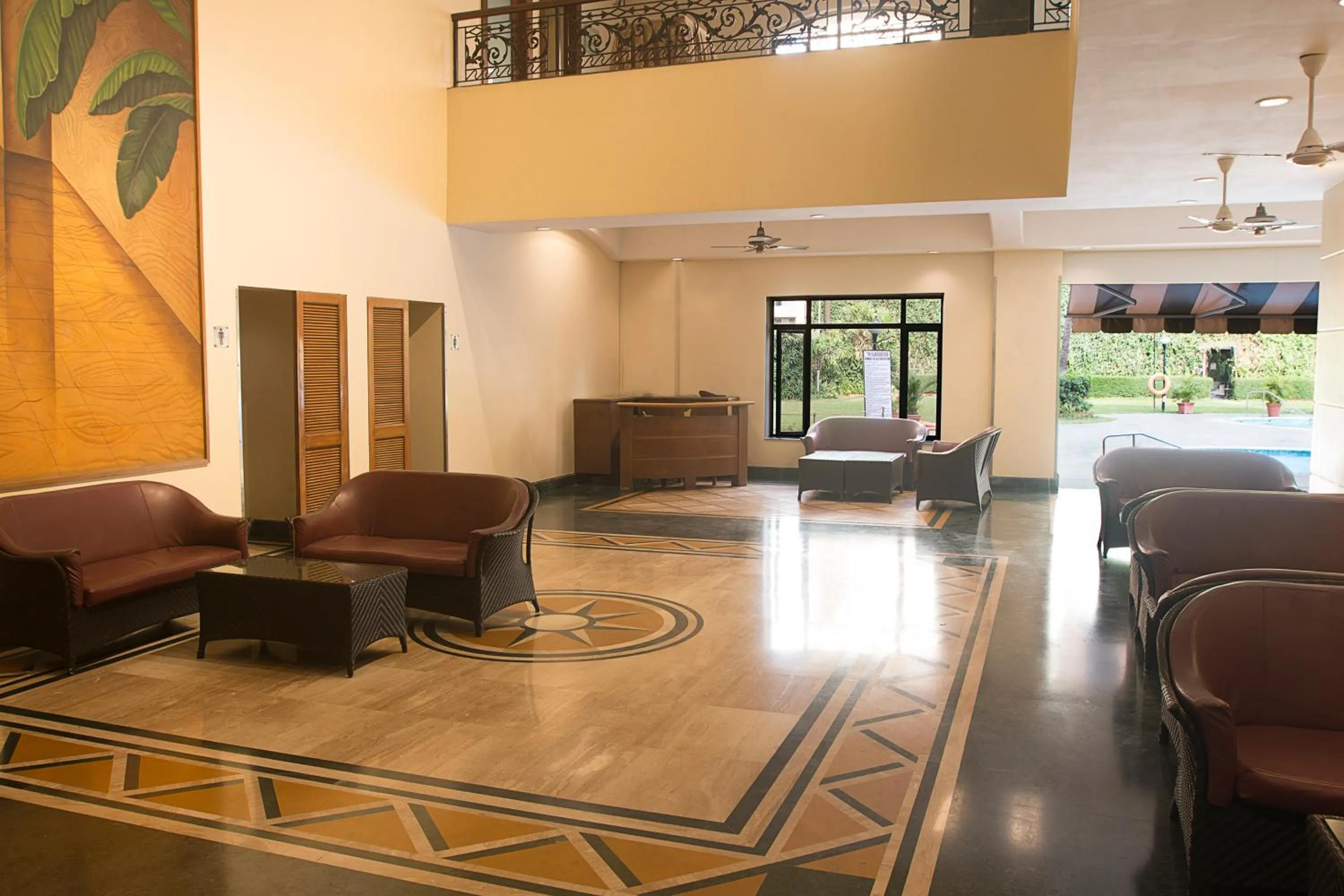 Seating area in The Classique Club