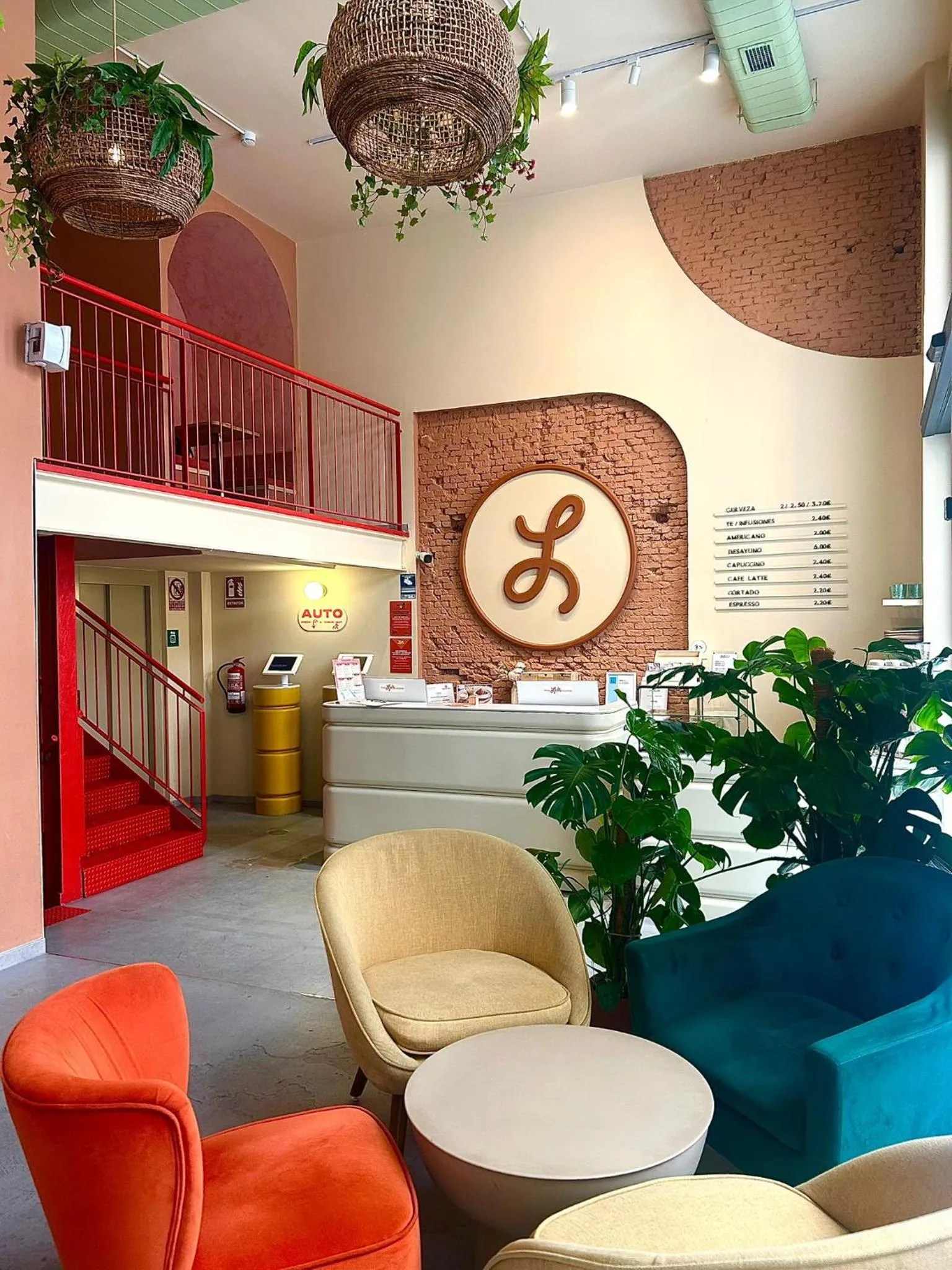 Lobby or reception in The Loft House Madrid