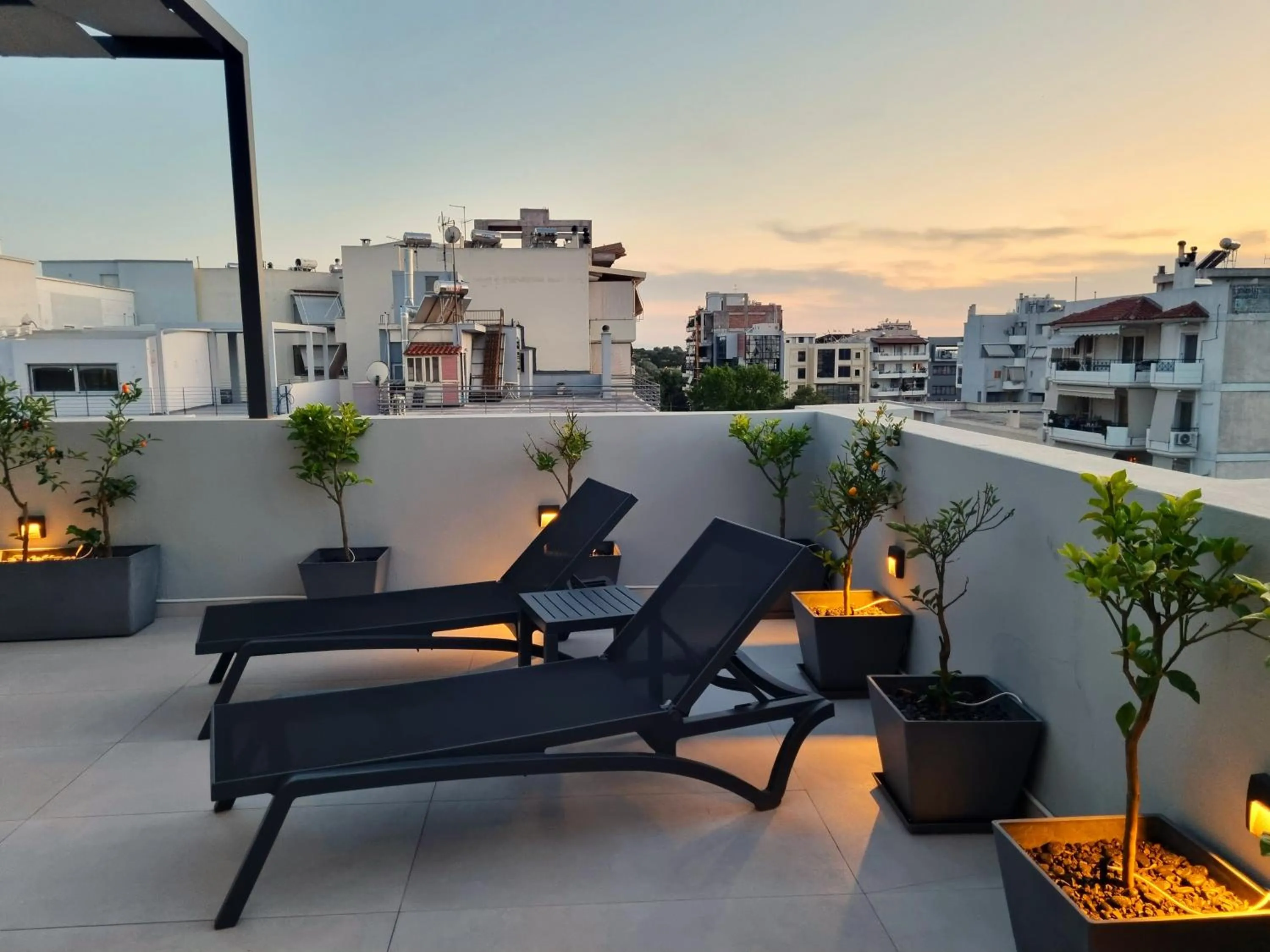 Balcony/Terrace in 10 Apartments & Suites Athens