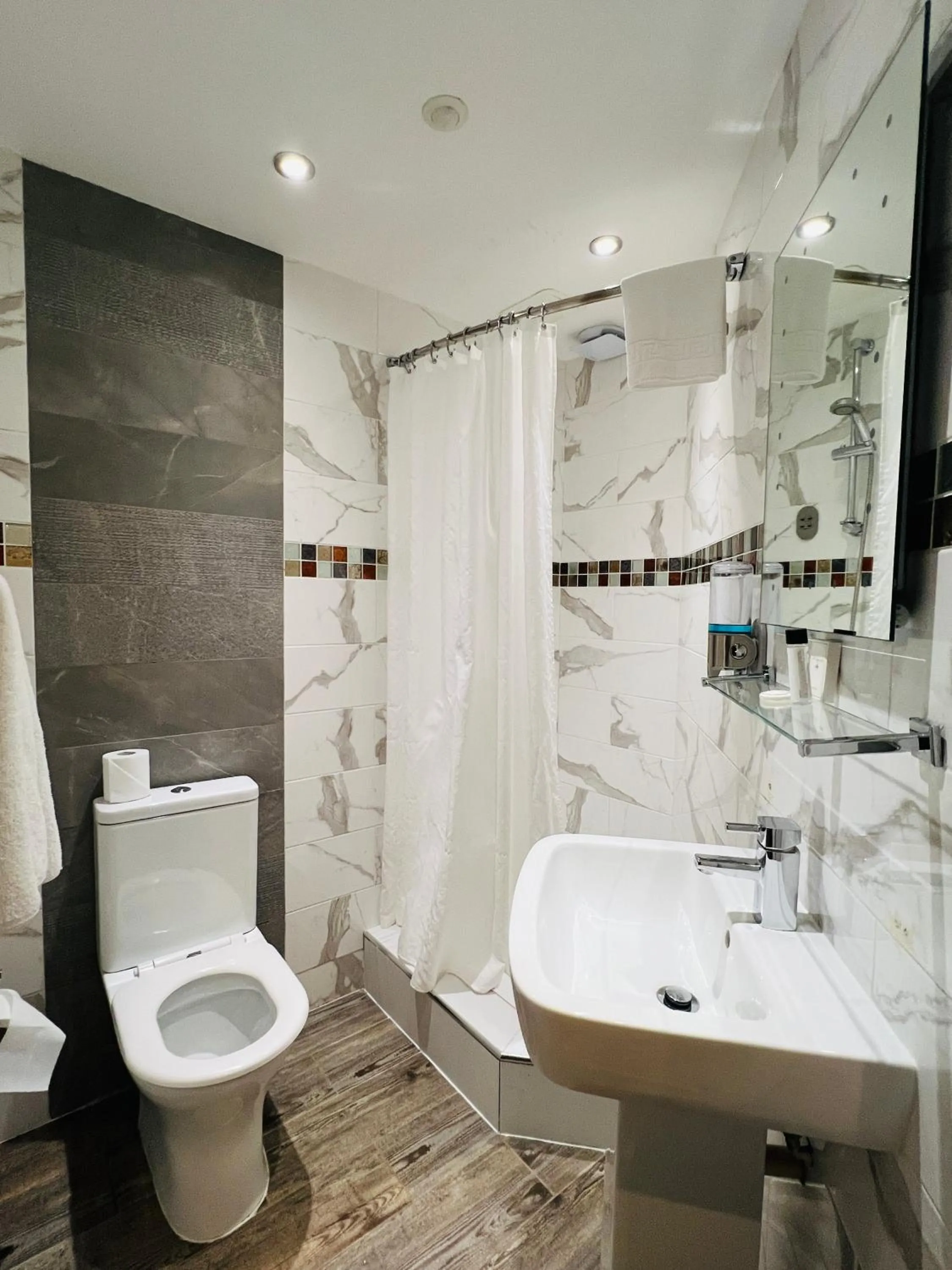 Shower in Cheshire Hotel Central London