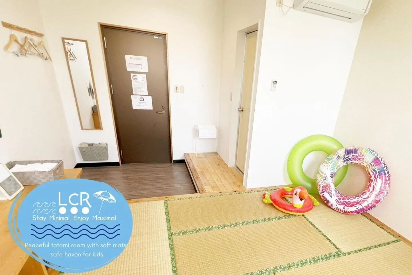 Photo of the whole room, Bed in LOW COST RESORT MANZA BEACH （旧：北海荘）