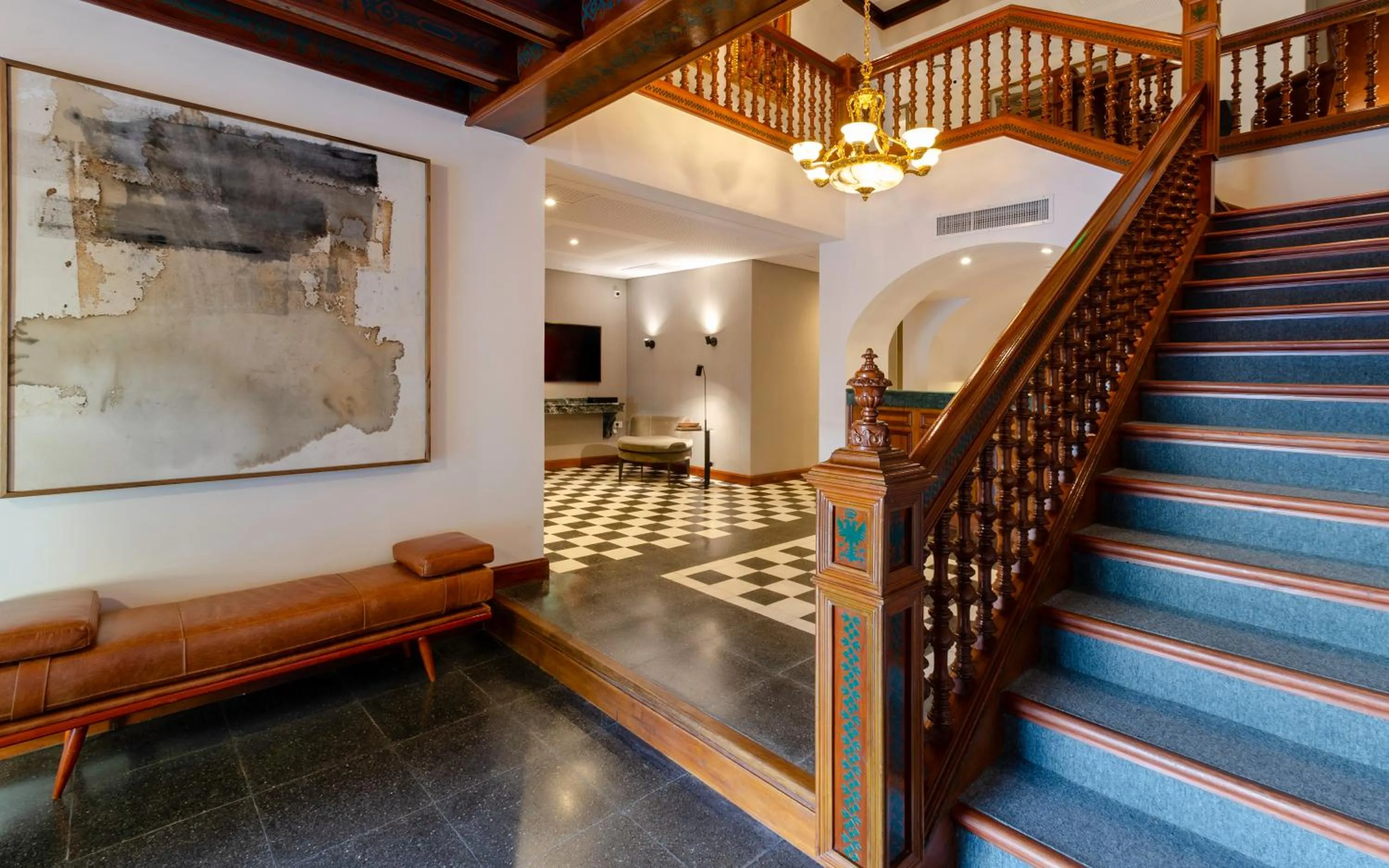 Lobby or reception in El Bodeguero Hotel