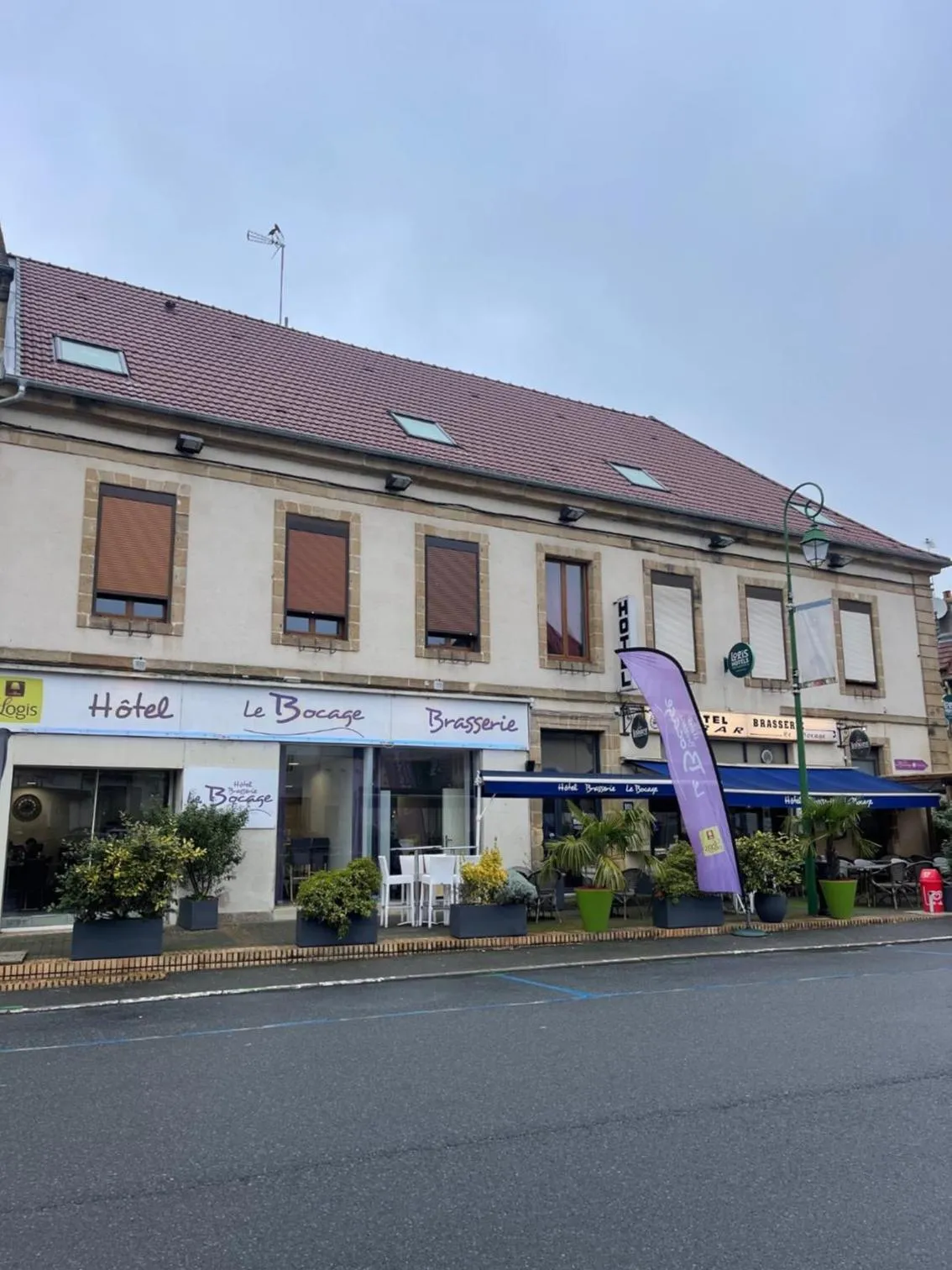 Street view in Logis Hôtel Le Bocage