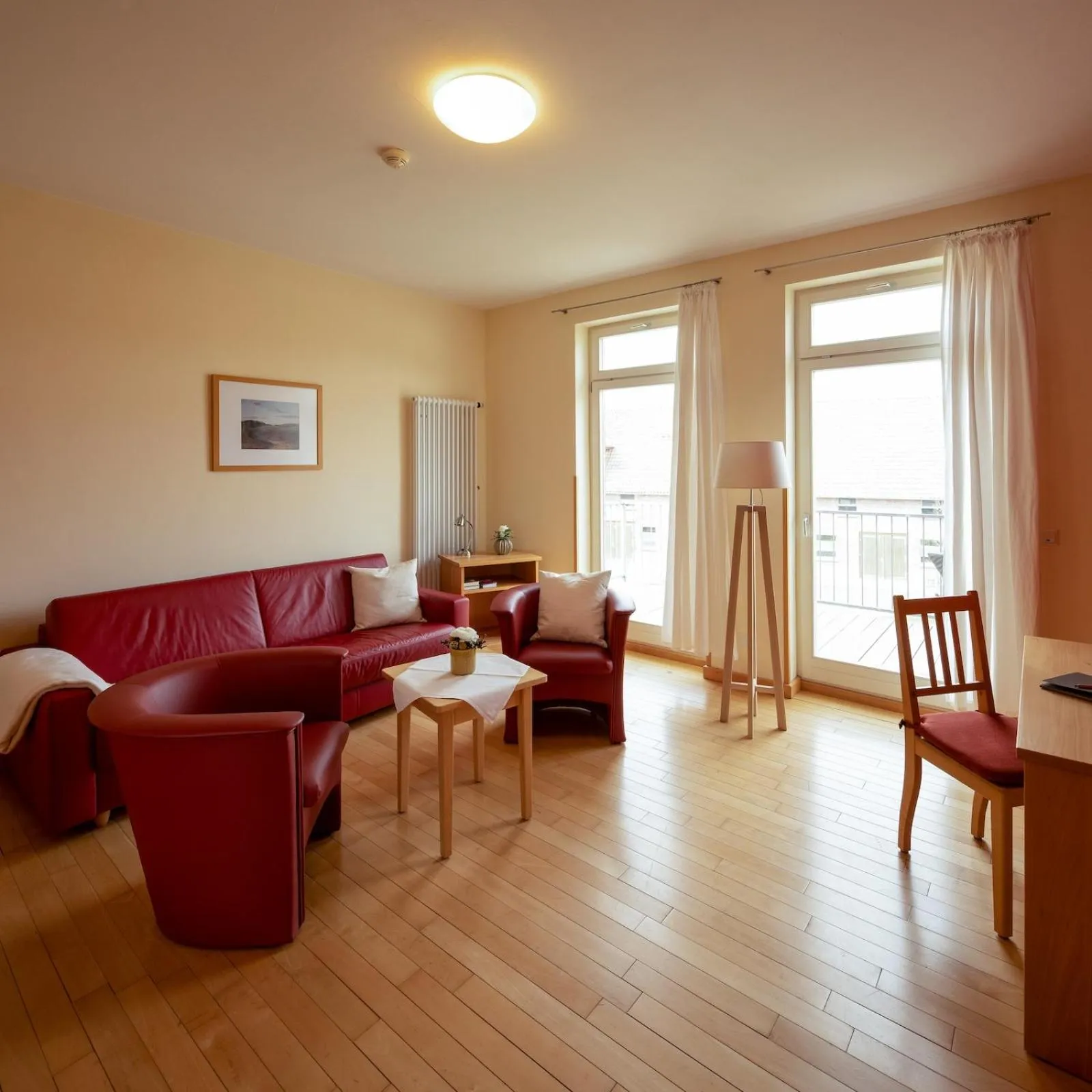 Living room in Biohotel Stiftsgut Wilhelmsglücksbrunn