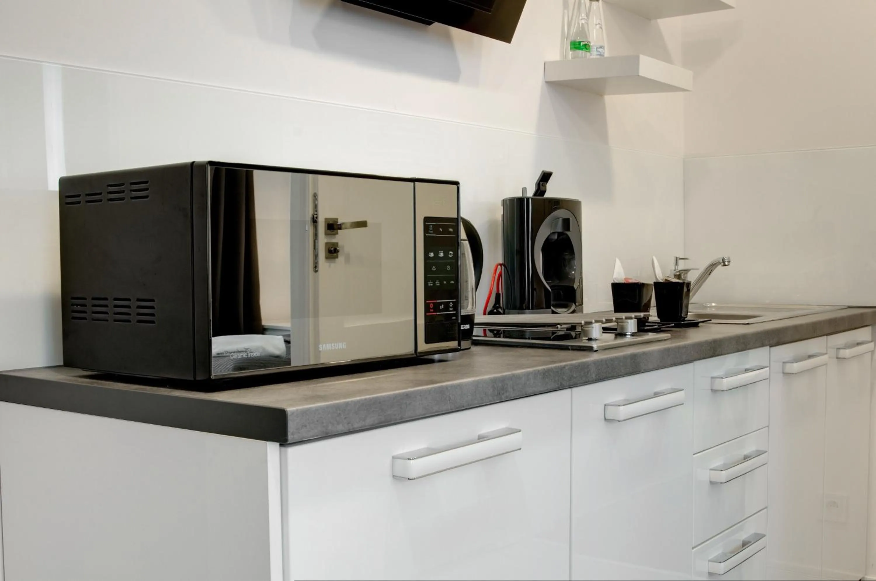 Kitchen or kitchenette in Zamkowa15 Apartments