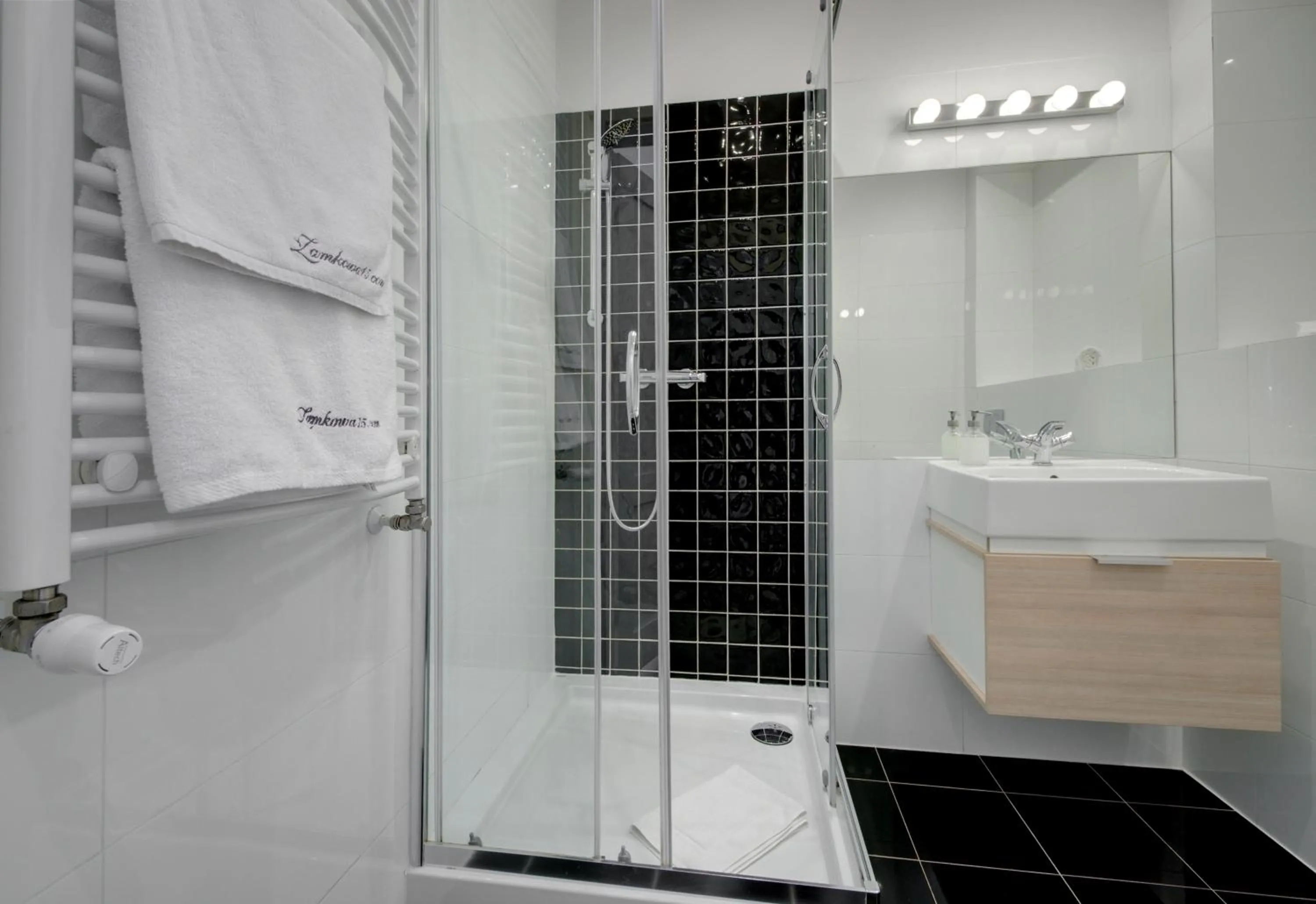 Shower in Zamkowa15 Apartments