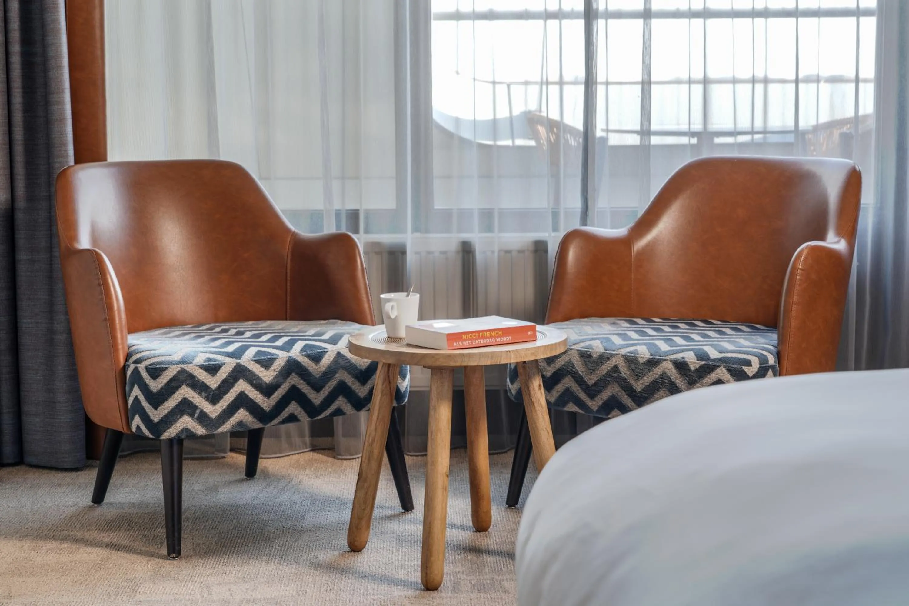 Seating area in Paal 8 Hotel aan Zee