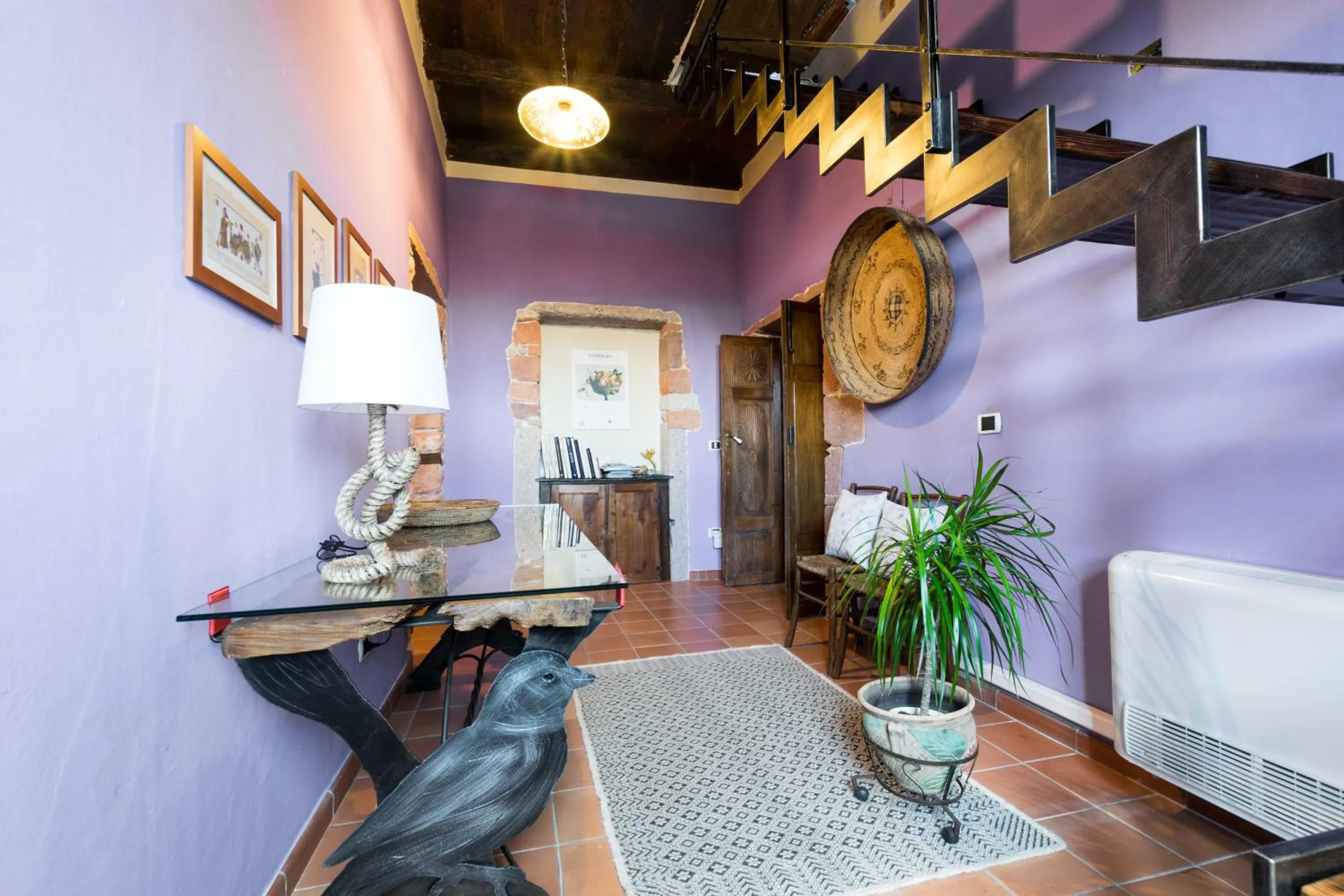 Seating area in B&B S'Asilo Sardegna