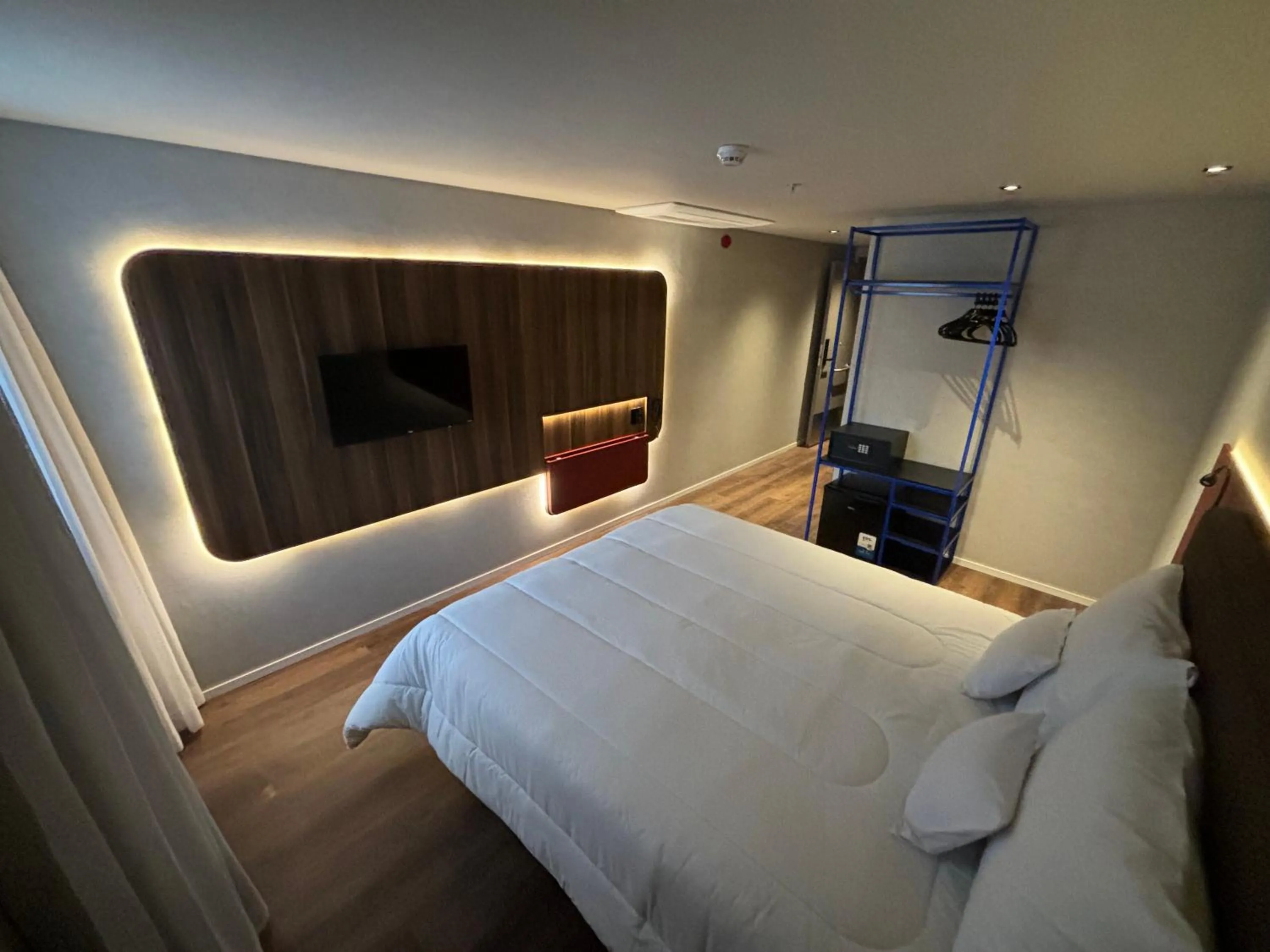 Bed in Golden Tower Express Nações Unidas by Fênix Hotéis