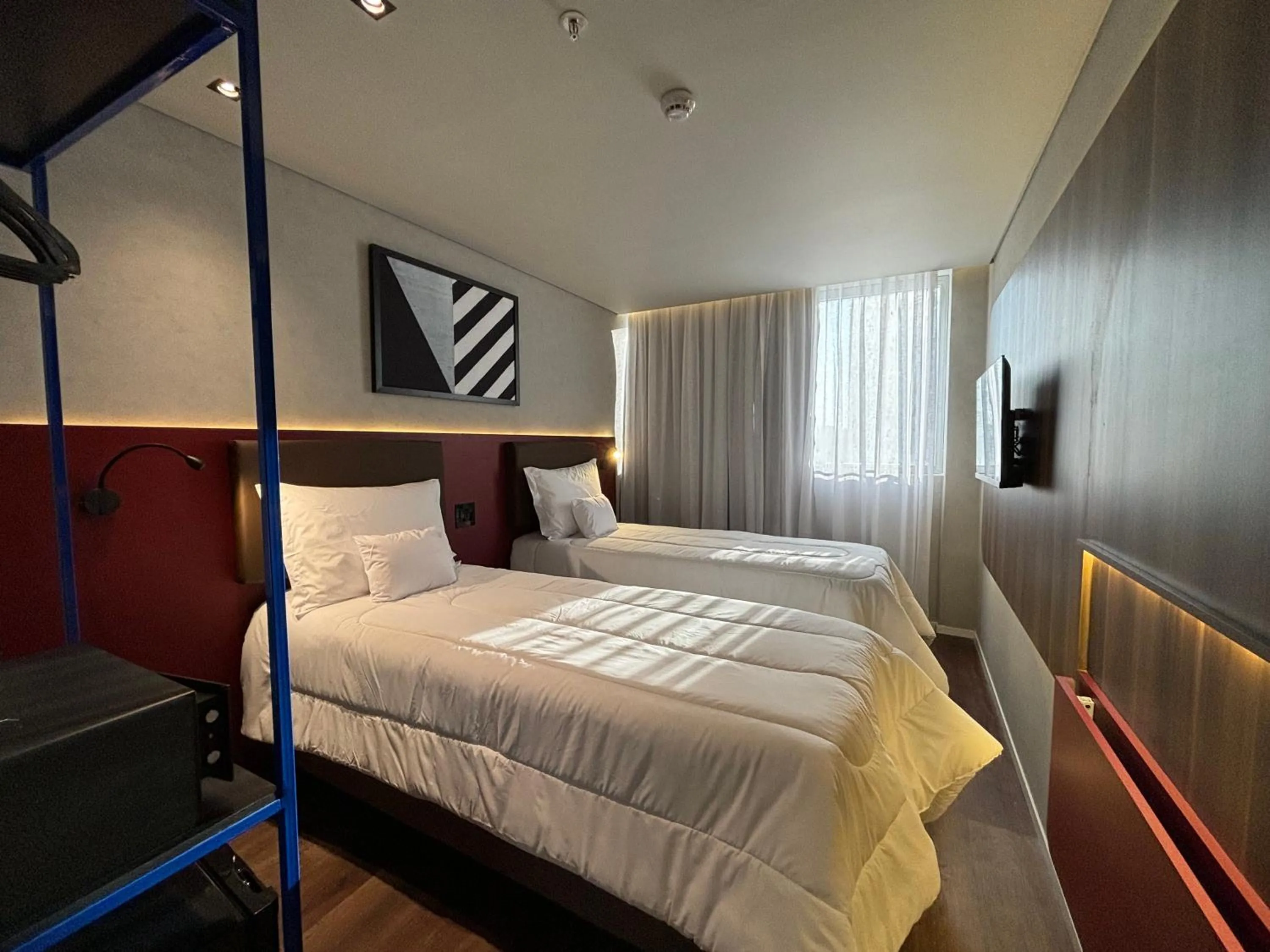 Bed in Golden Tower Express Nações Unidas by Fênix Hotéis