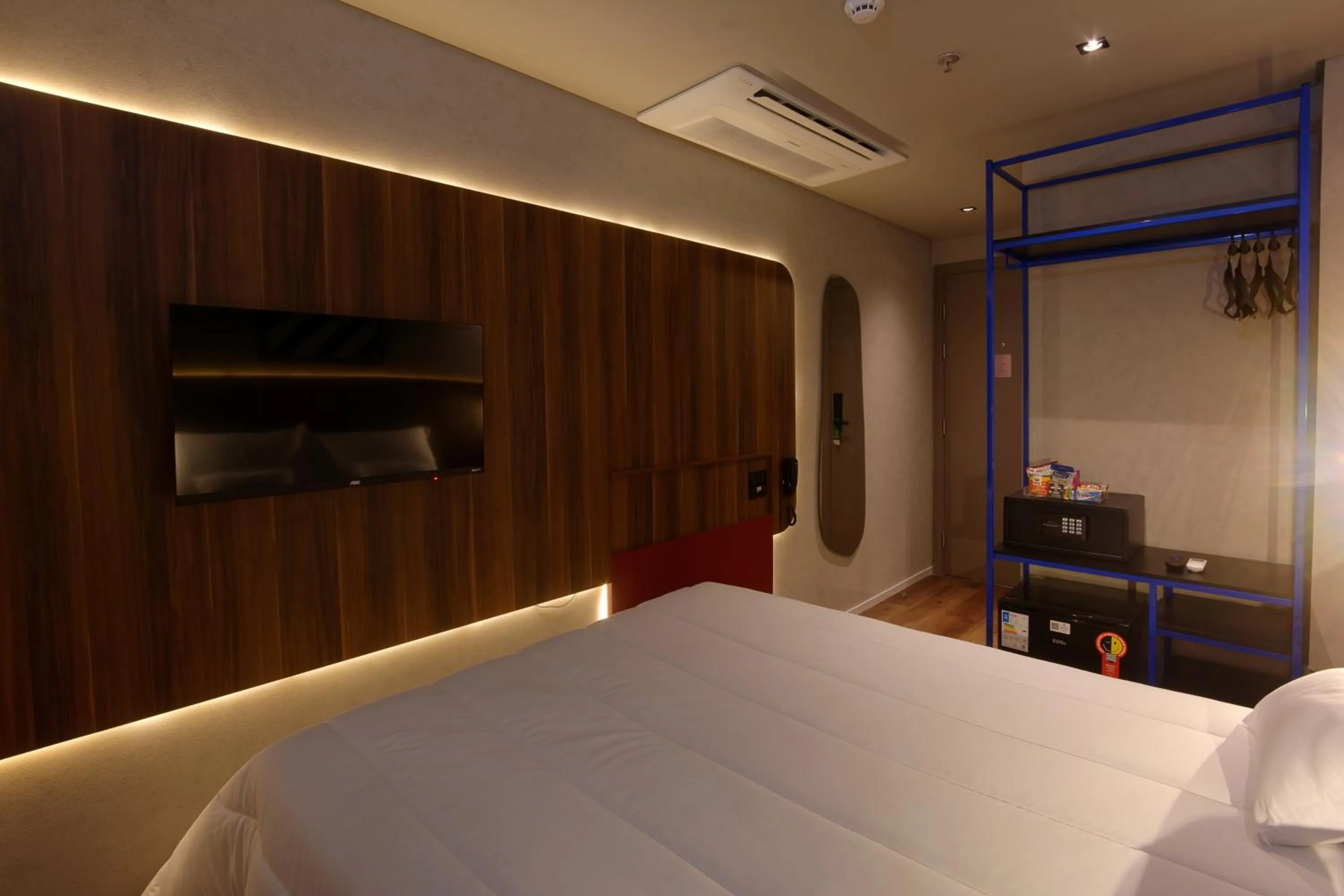 Bed in Golden Tower Express Nações Unidas by Fênix Hotéis