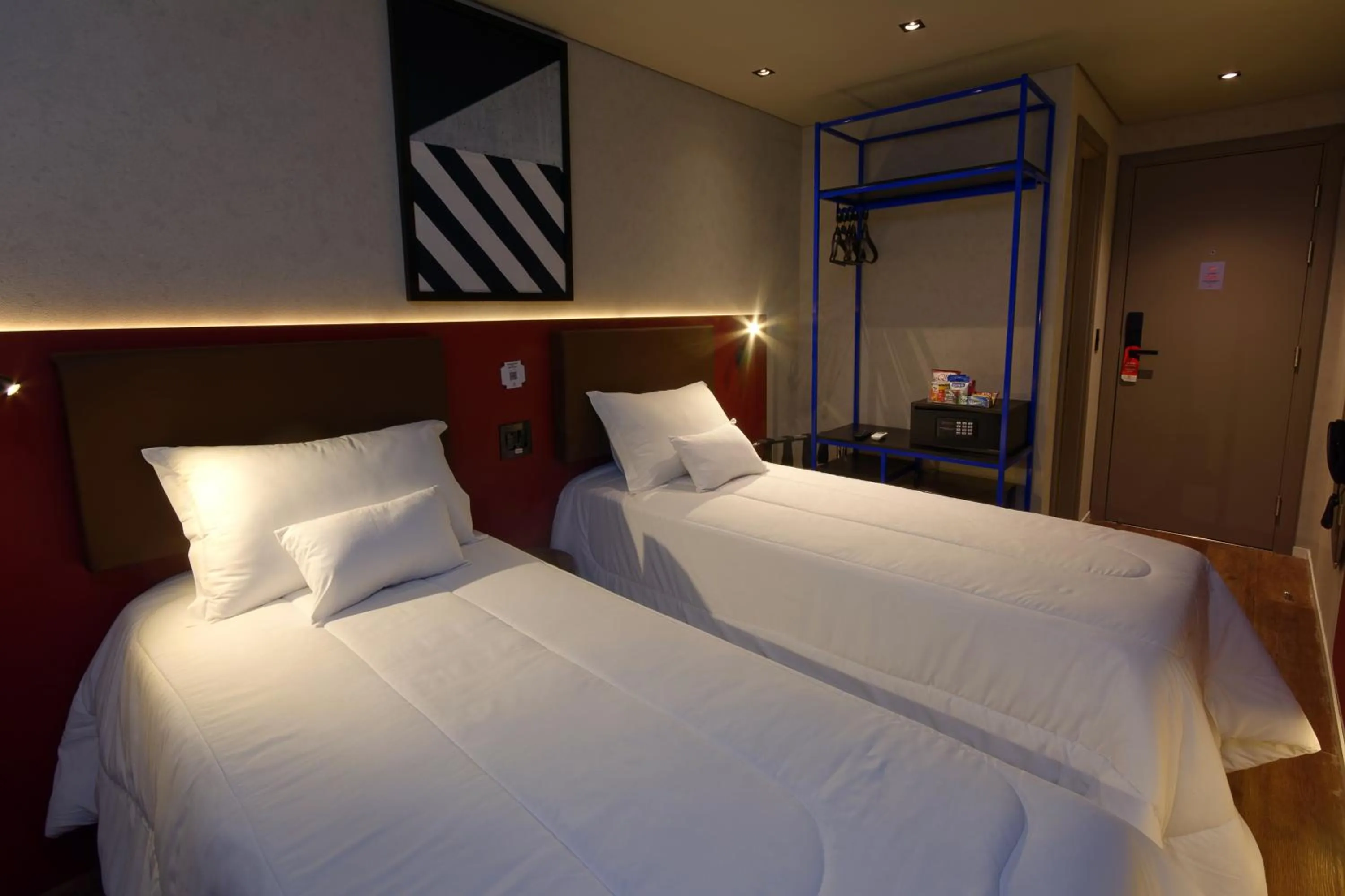 Bed in Golden Tower Express Nações Unidas by Fênix Hotéis