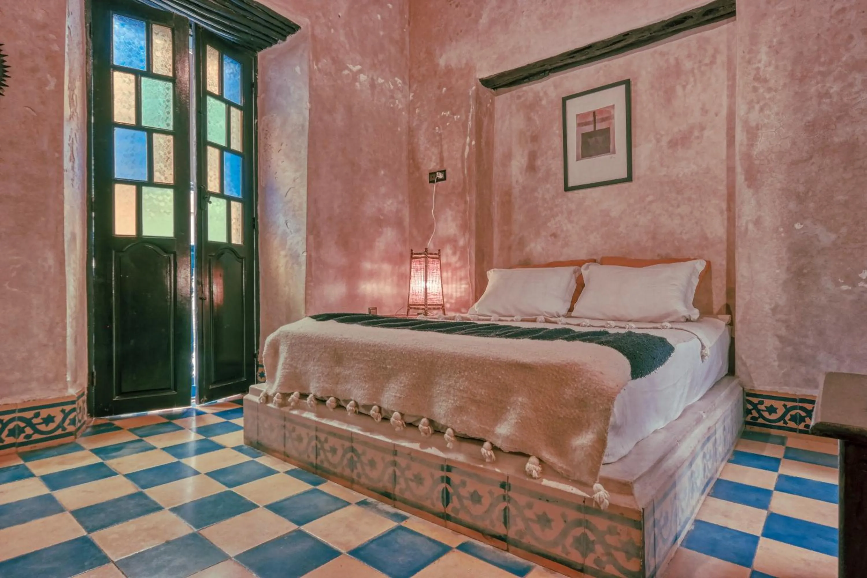 Bed in Riad Beldy