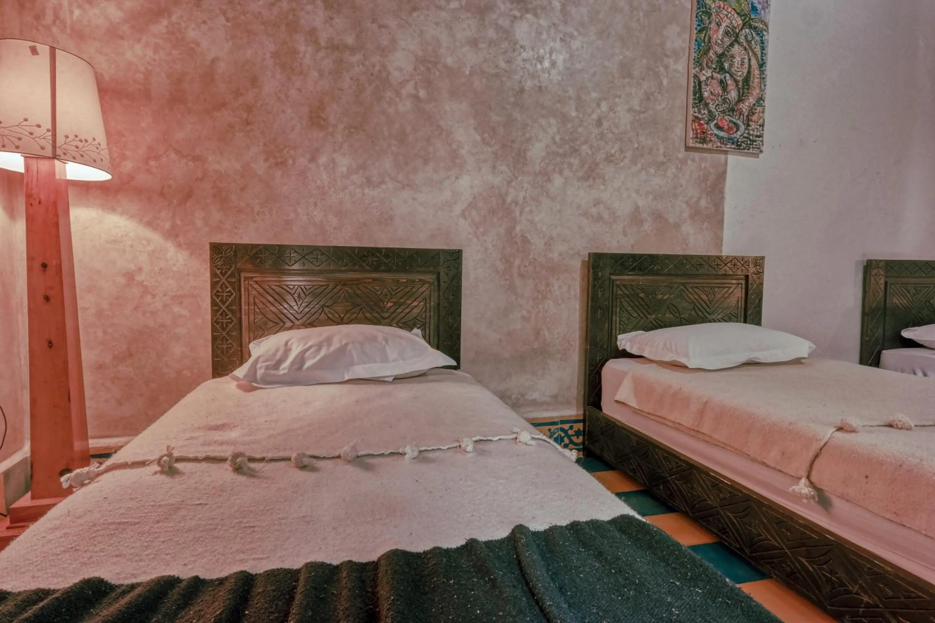 Bed in Riad Beldy