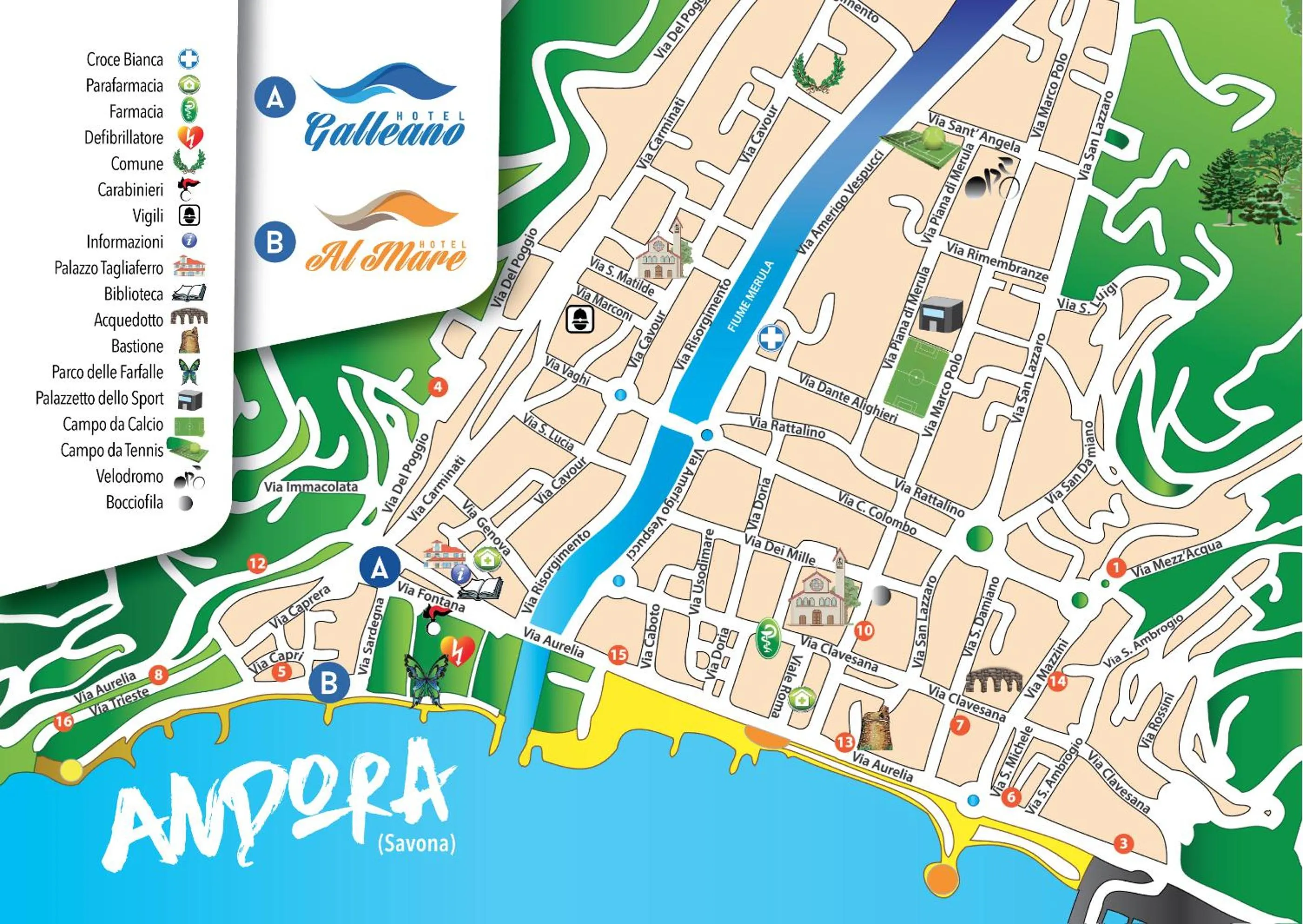 Nearby landmark in Hotel Galleano