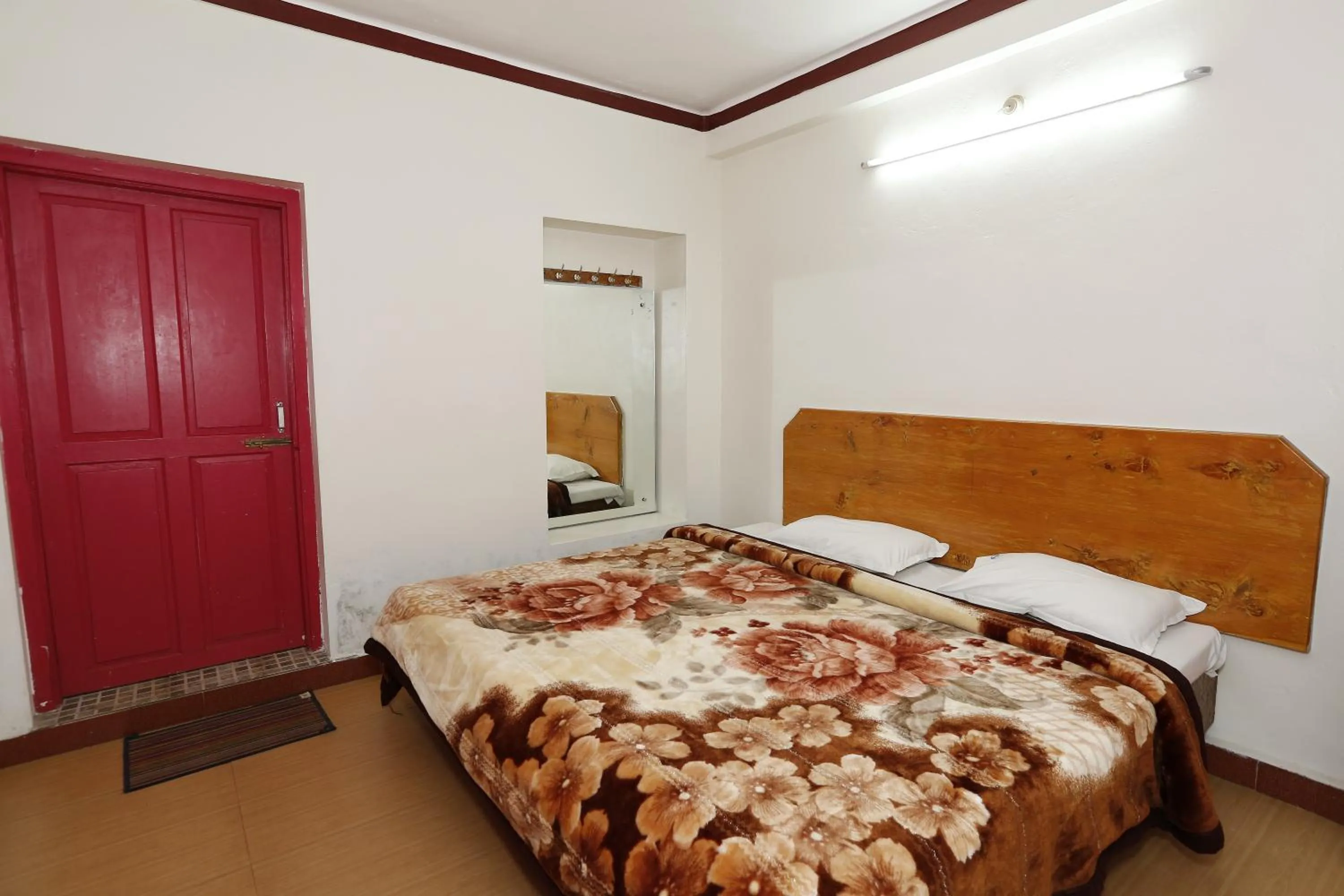 Bed in Hotel Sri Balaji