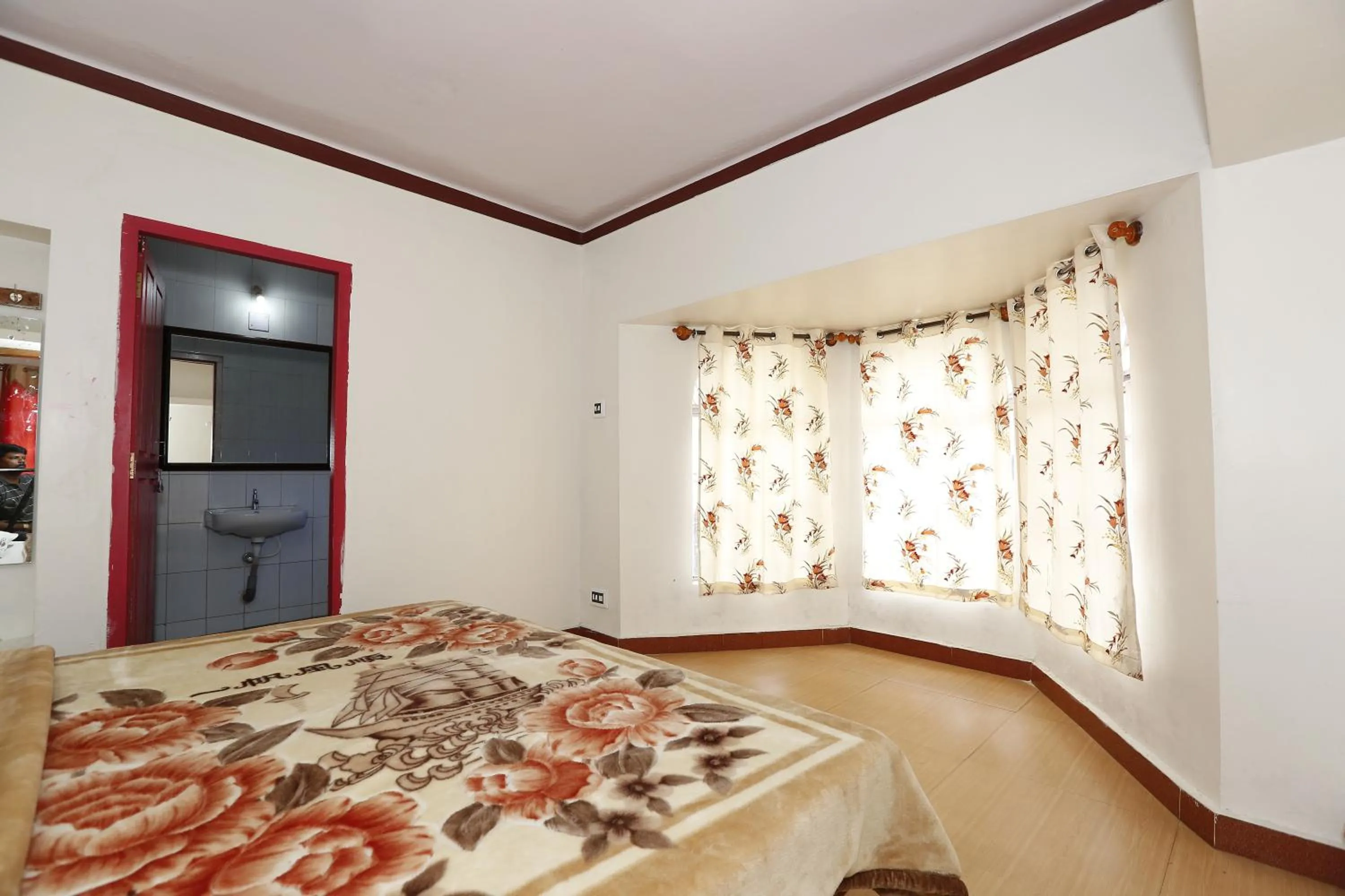 Bed in Hotel Sri Balaji