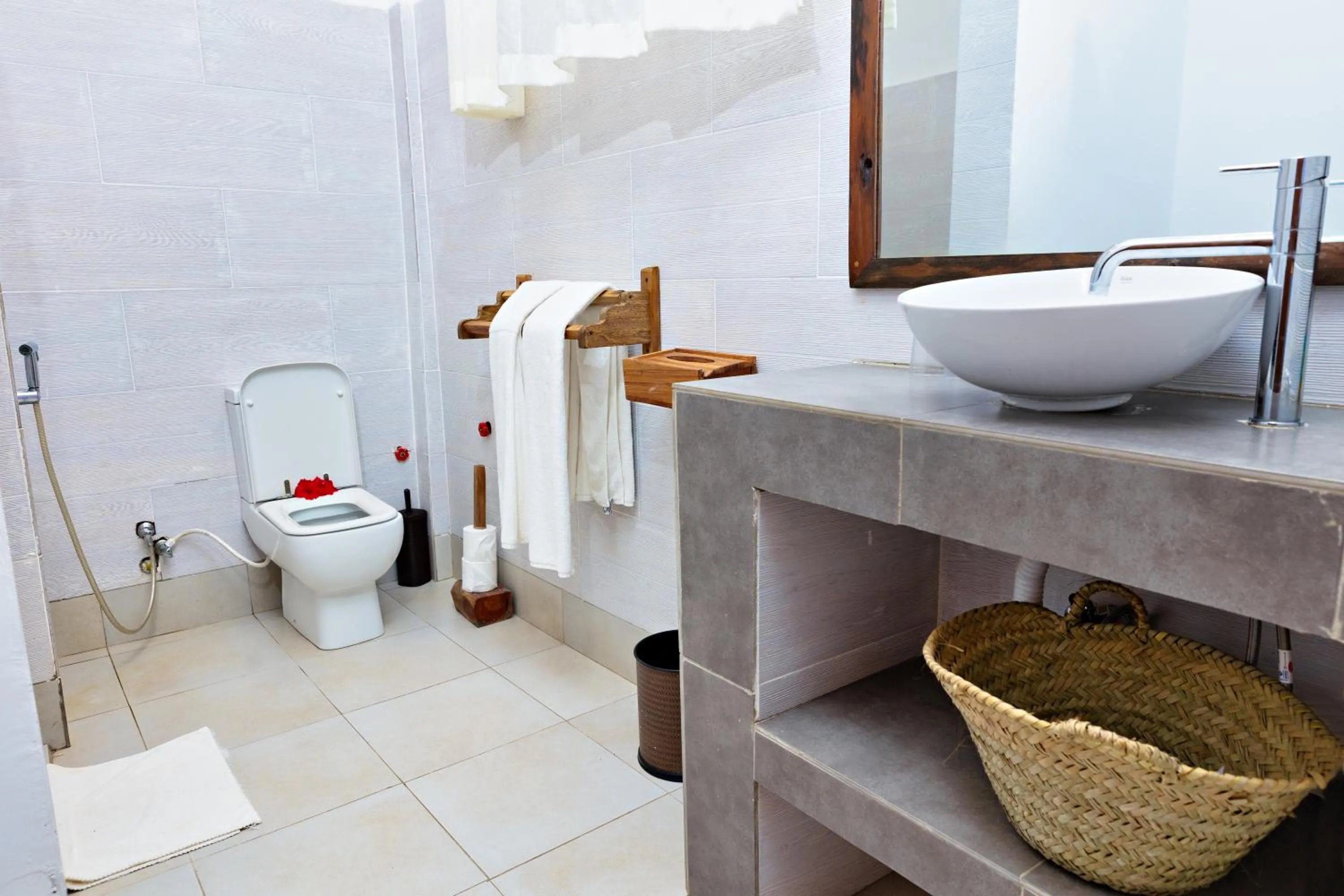 Bathroom in Tanzanite Beach Resort