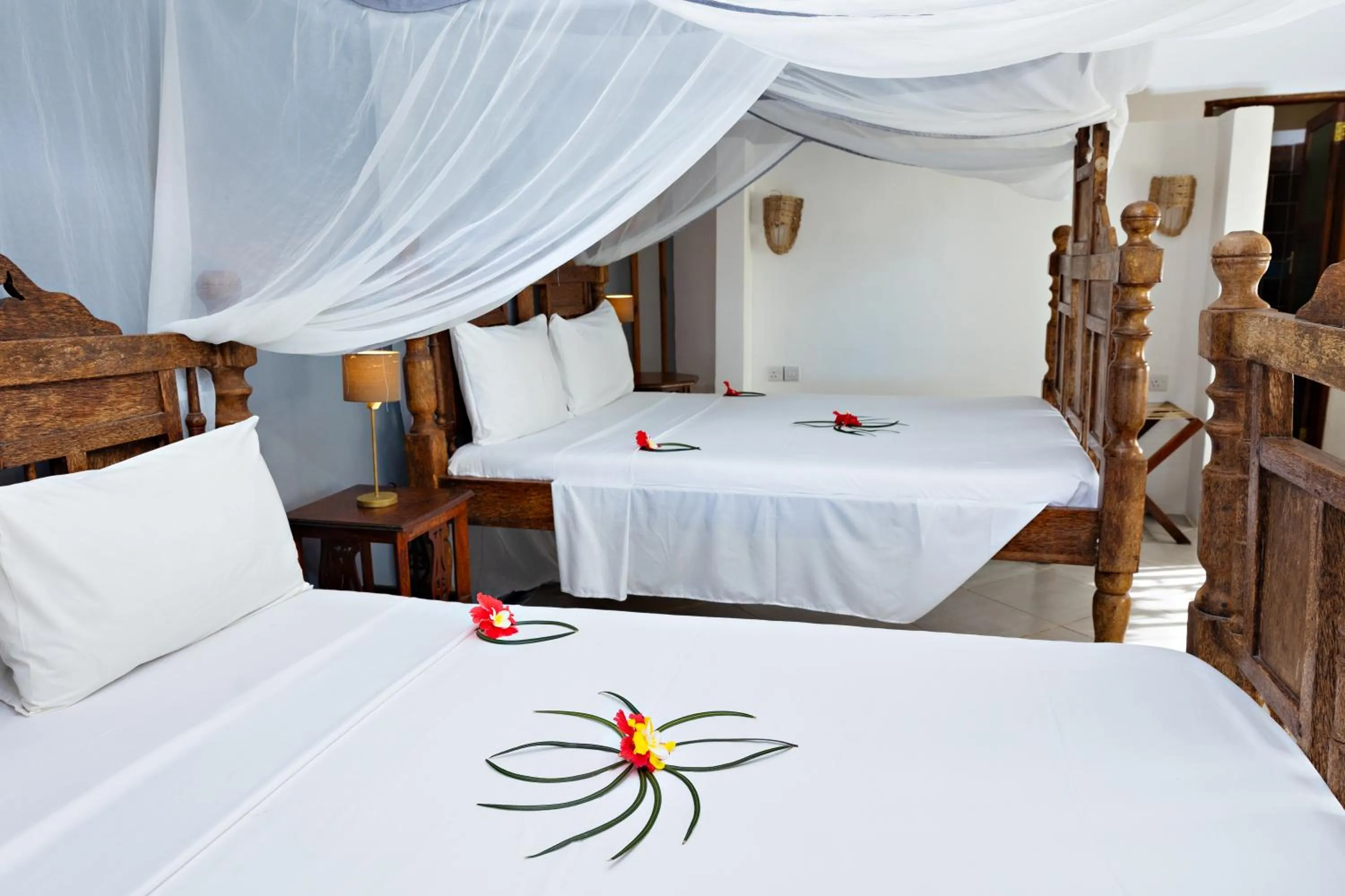 Bed in Tanzanite Beach Resort