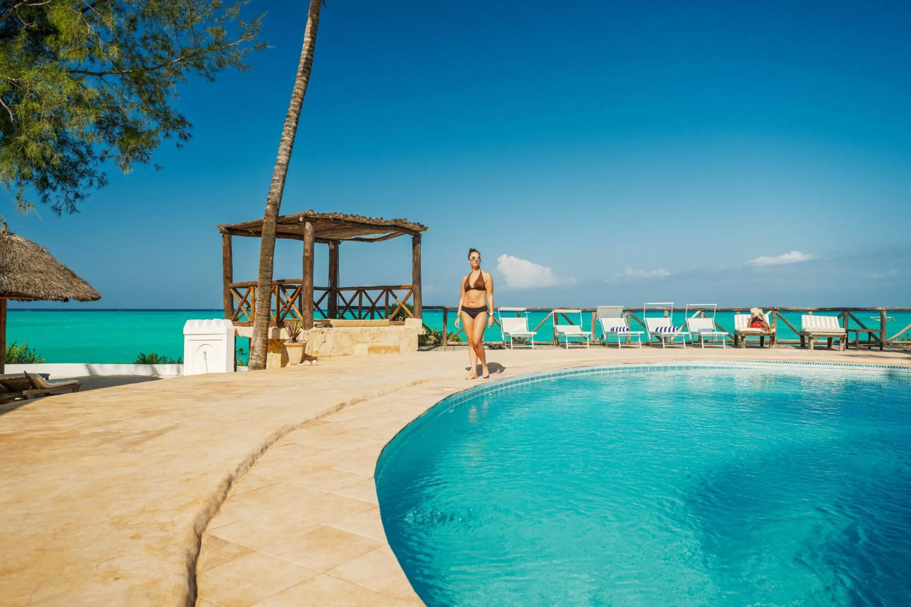 Swimming pool in Tanzanite Beach Resort