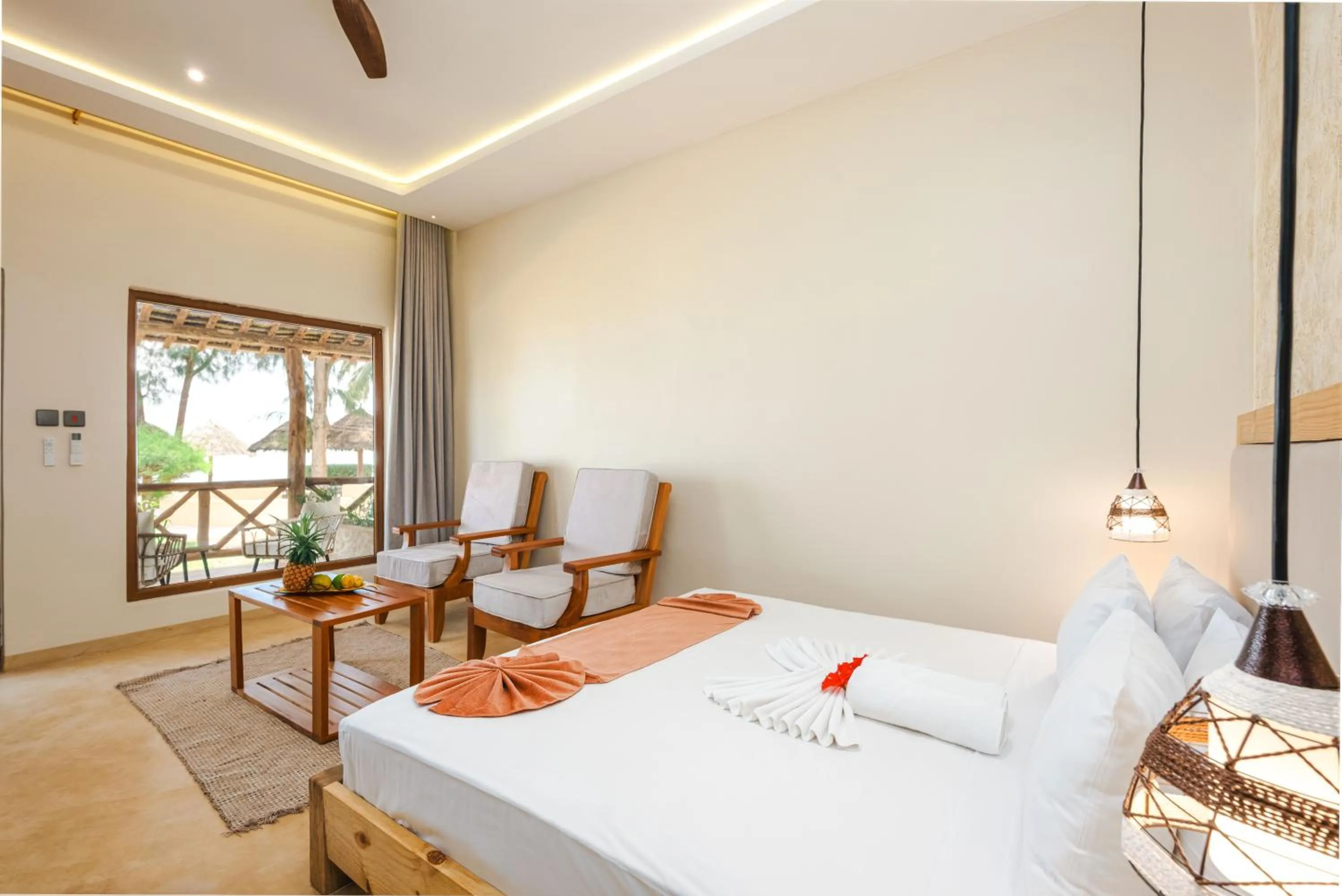 Bed in Tanzanite Beach Resort