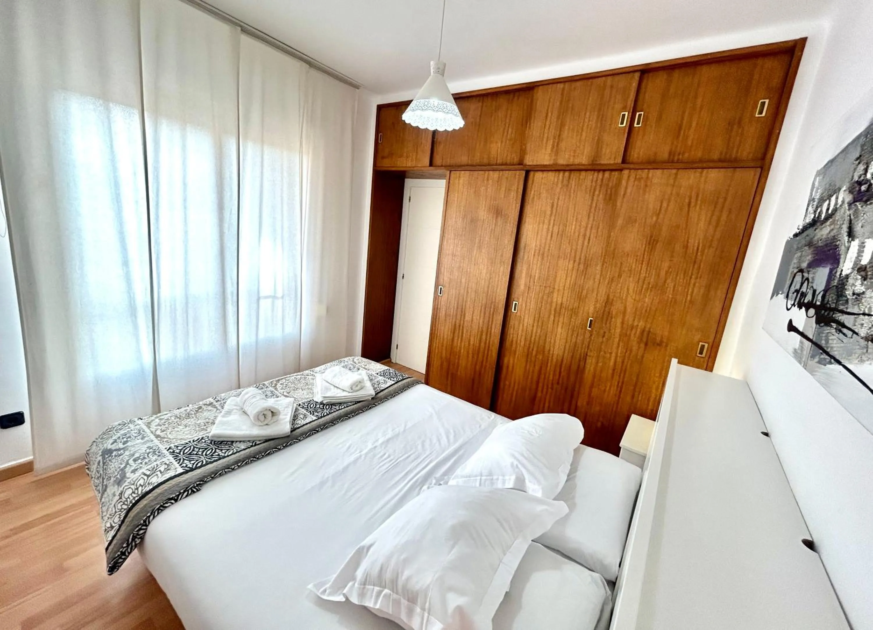 Bed in Apartment carrer d'Olesa