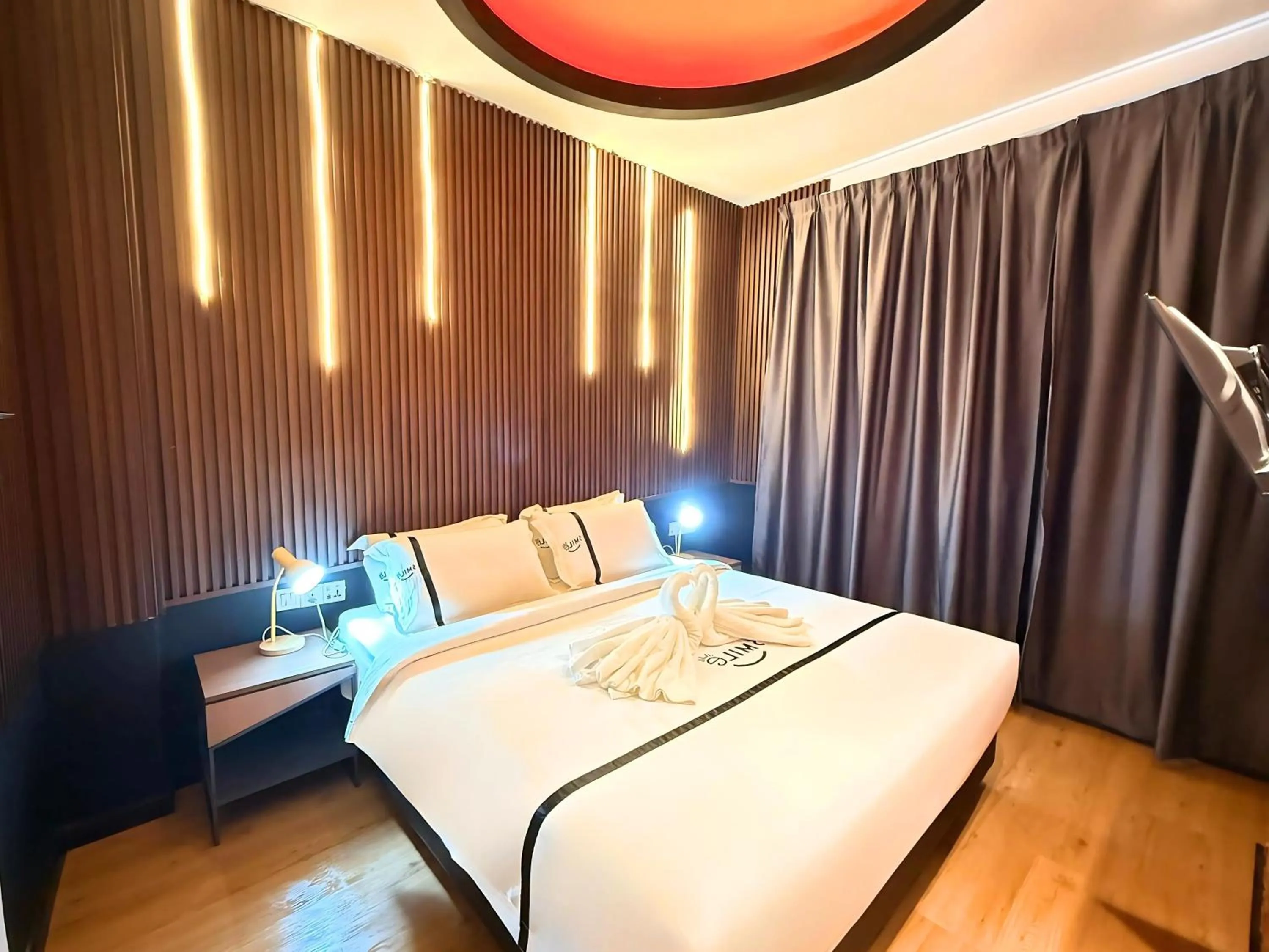 Bed in Seeds Hotel Puchong Koi