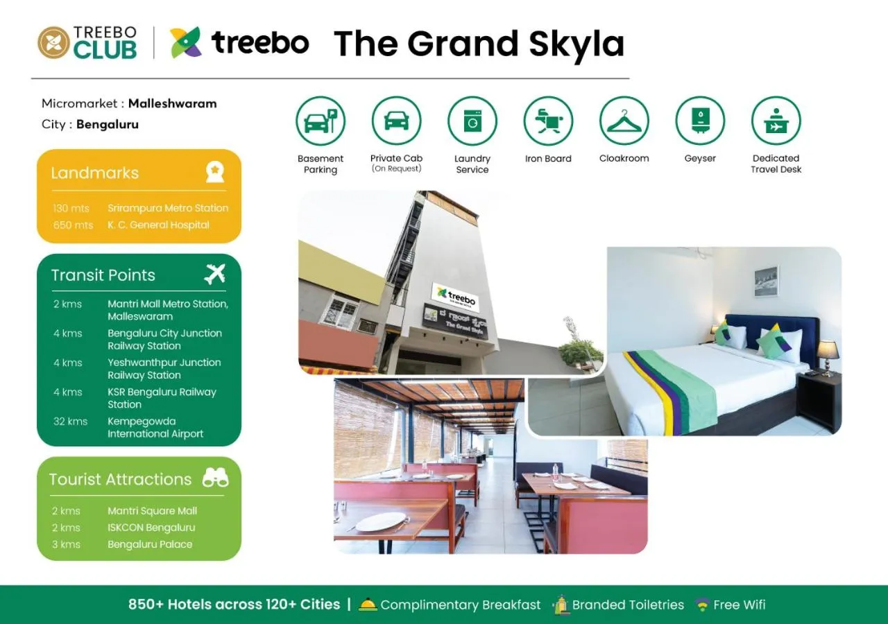 Treebo The Grand Skyla, Malleshwaram