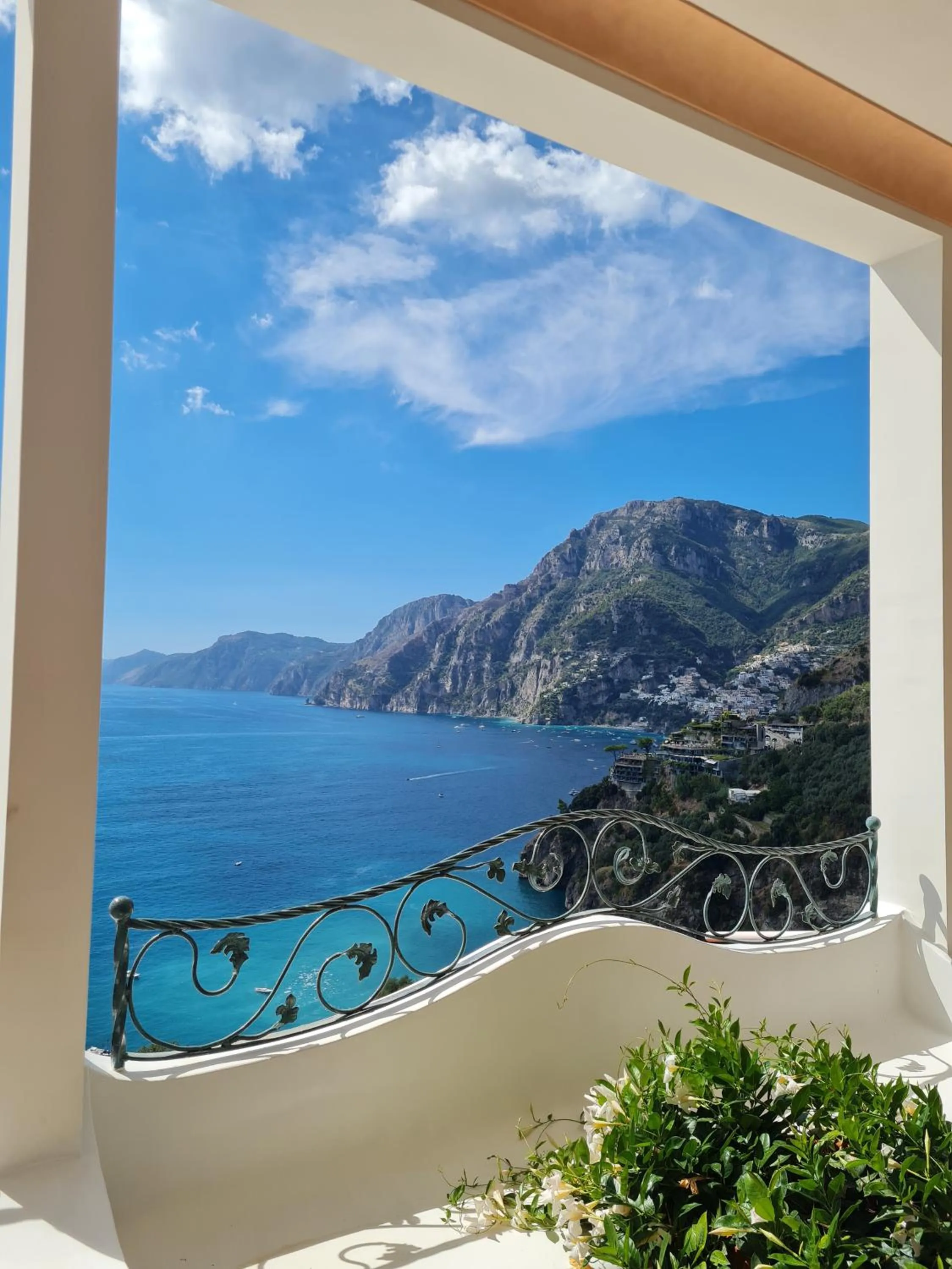 Sea view in Villa Santa Chiara Positano Suites