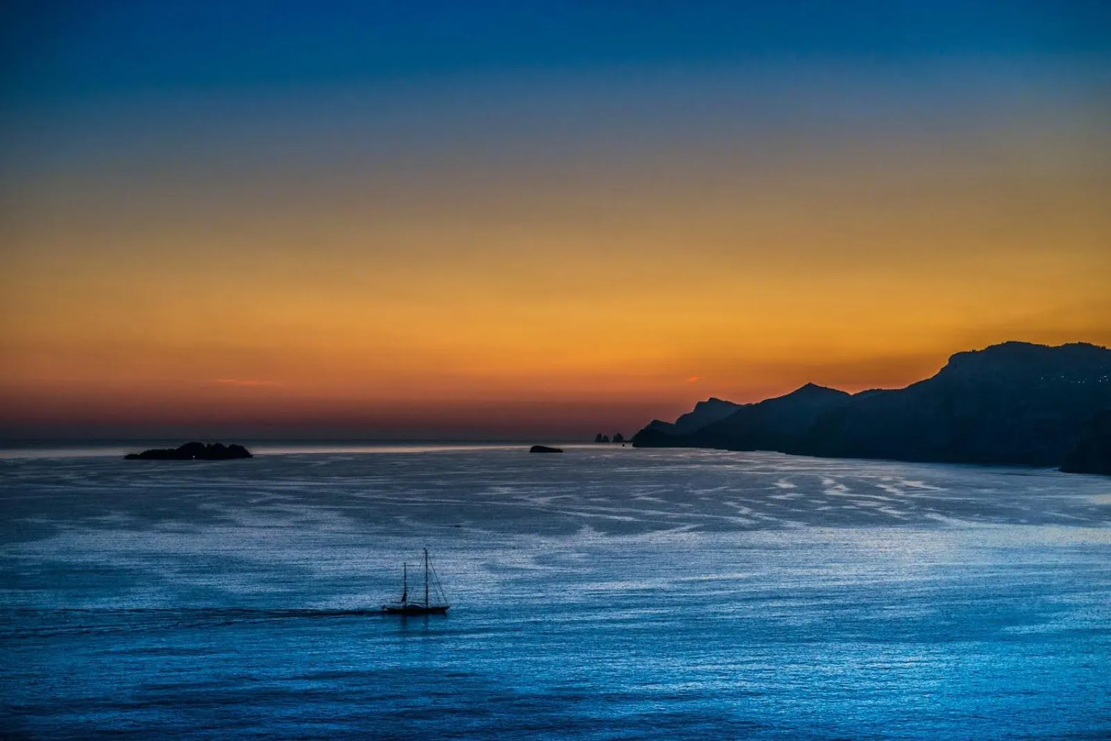 Natural landscape in Villa Santa Chiara Positano Suites