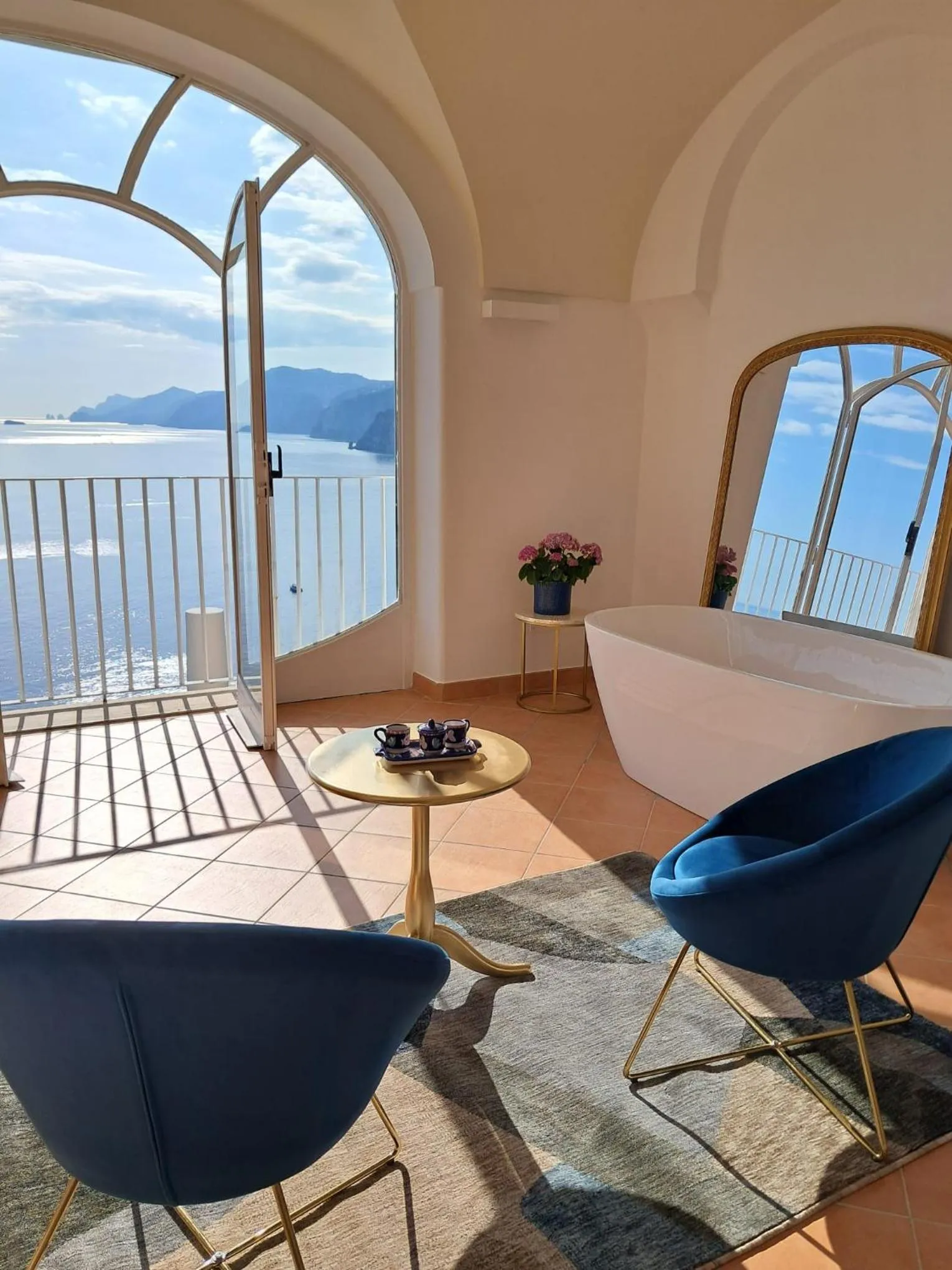 Balcony/Terrace in Villa Santa Chiara Positano Suites