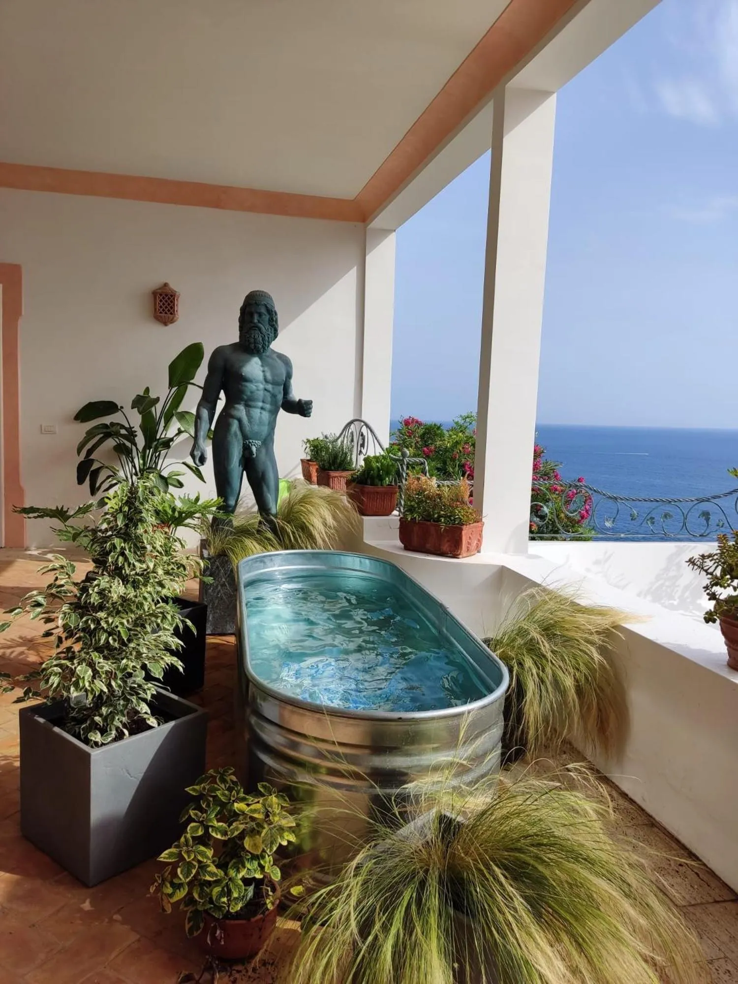 Balcony/Terrace in Villa Santa Chiara Positano Suites