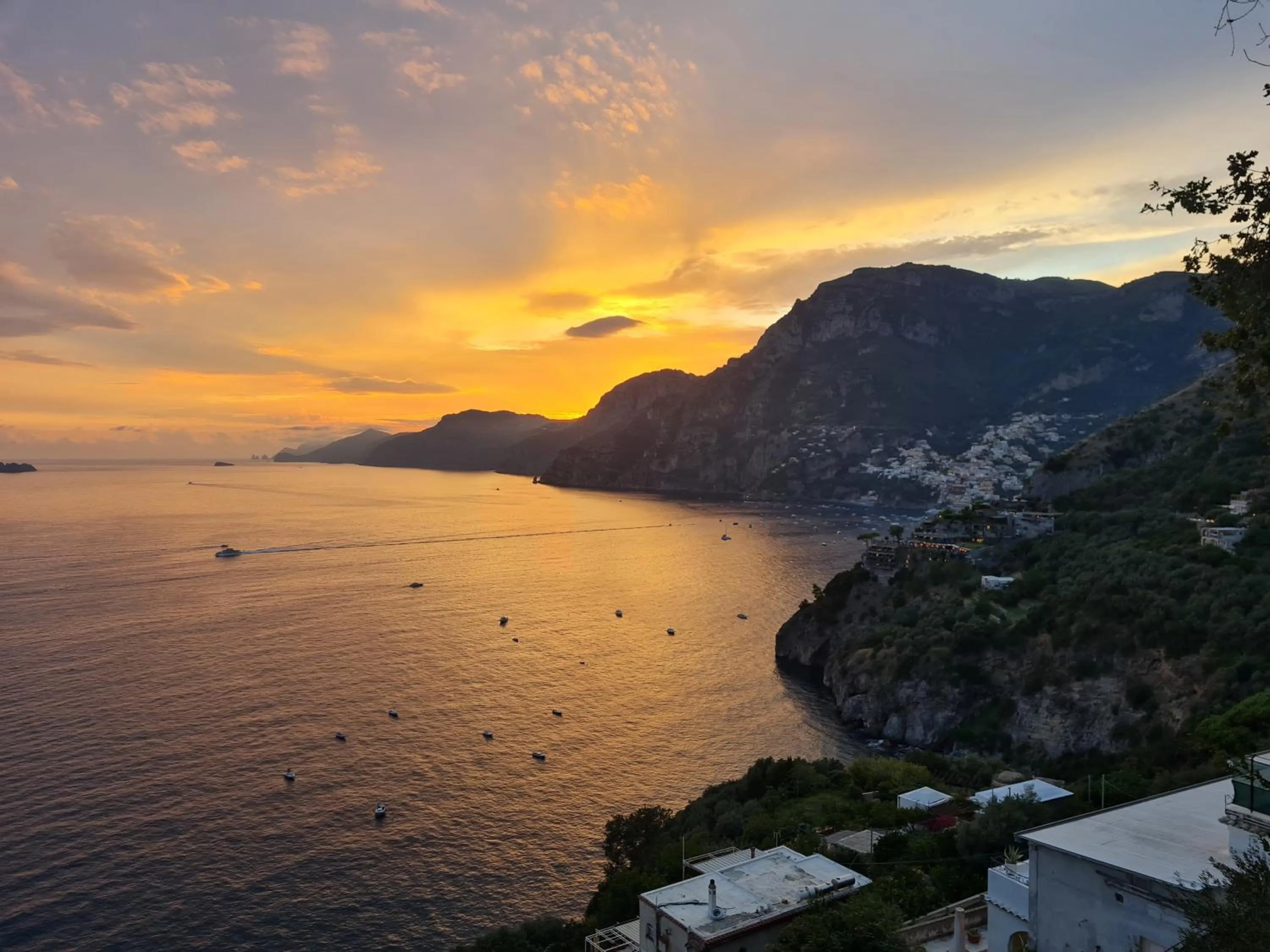 Natural landscape in Villa Santa Chiara Positano Suites