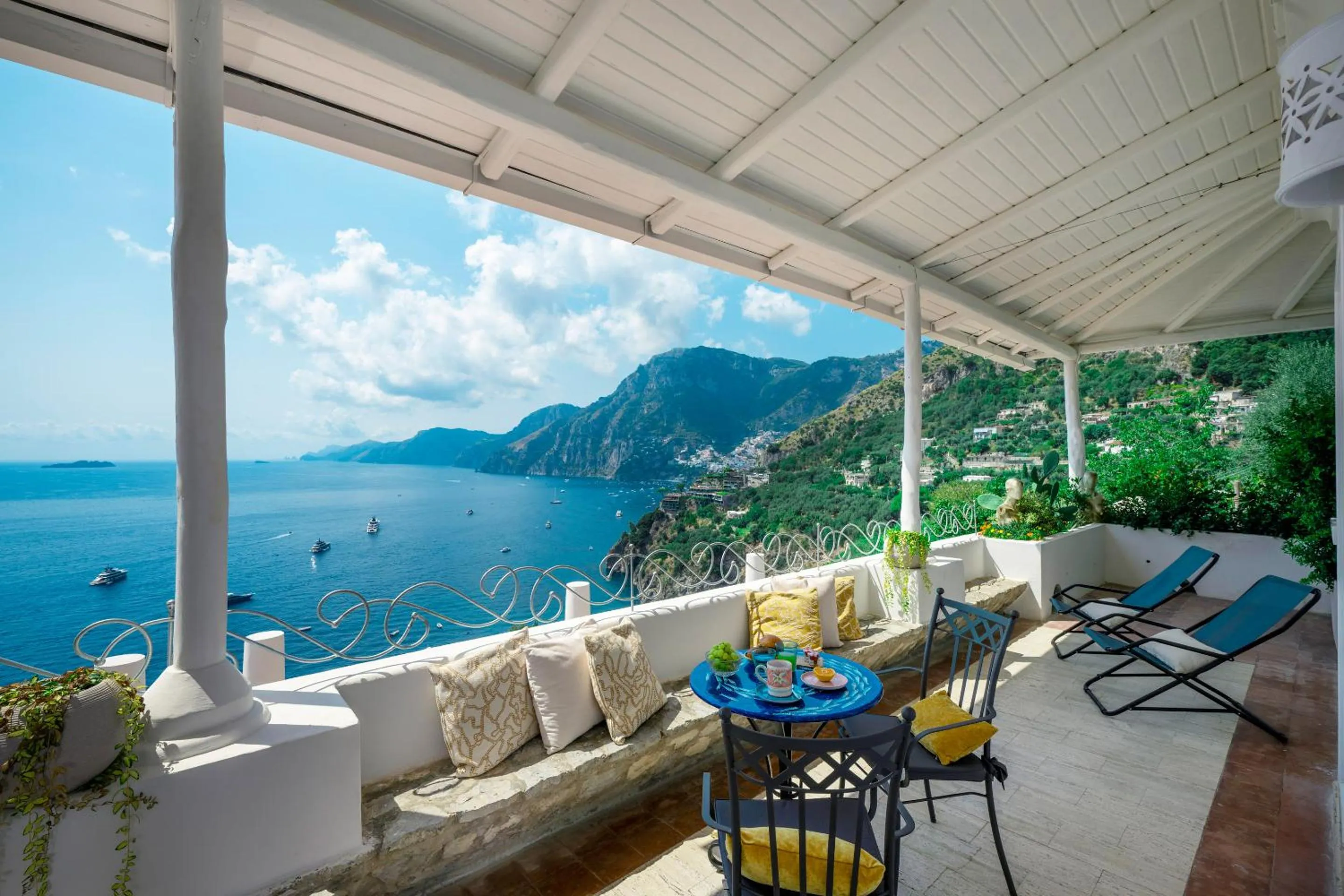Balcony/Terrace in Villa Santa Chiara Positano Suites