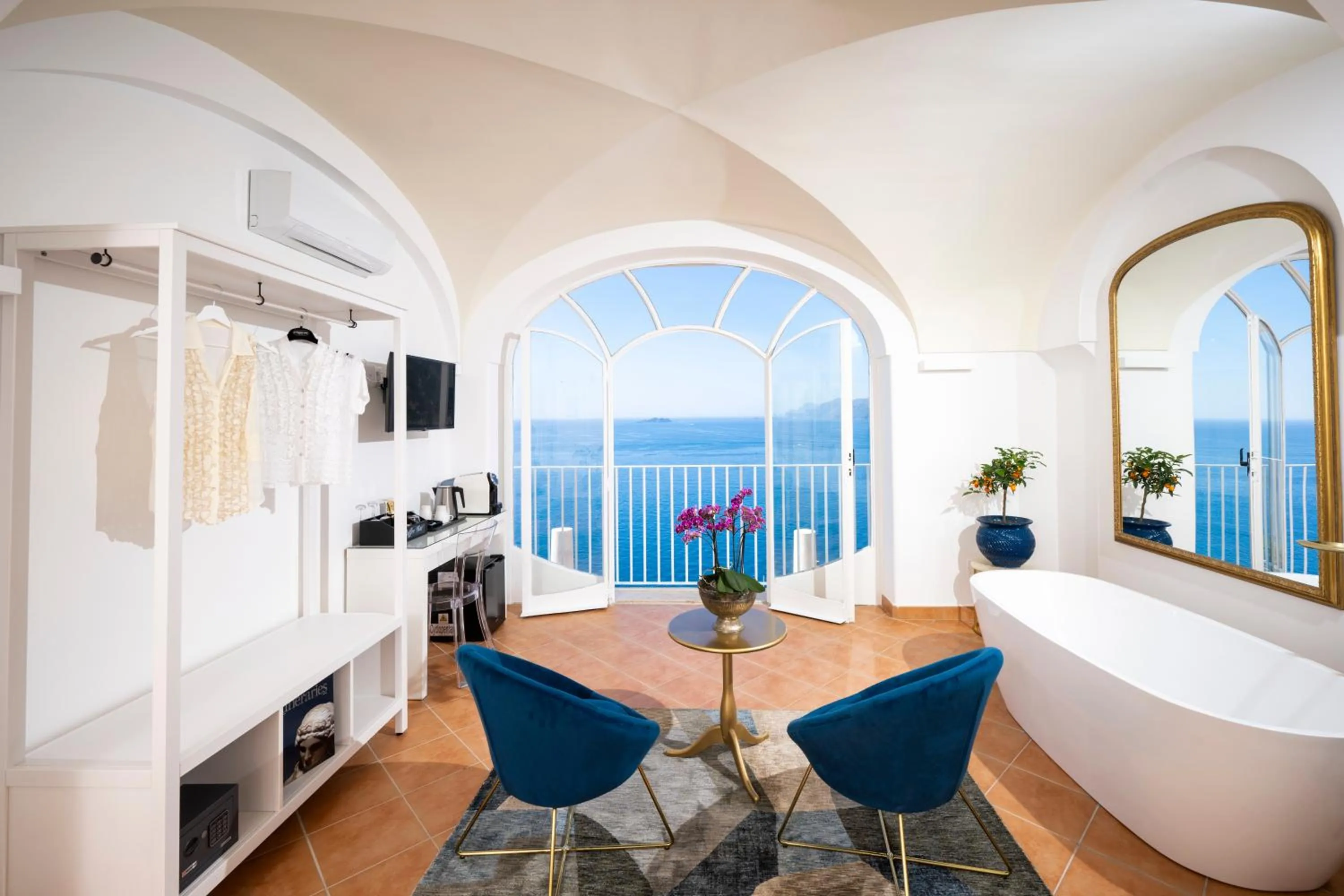 Coffee/tea facilities in Villa Santa Chiara Positano Suites