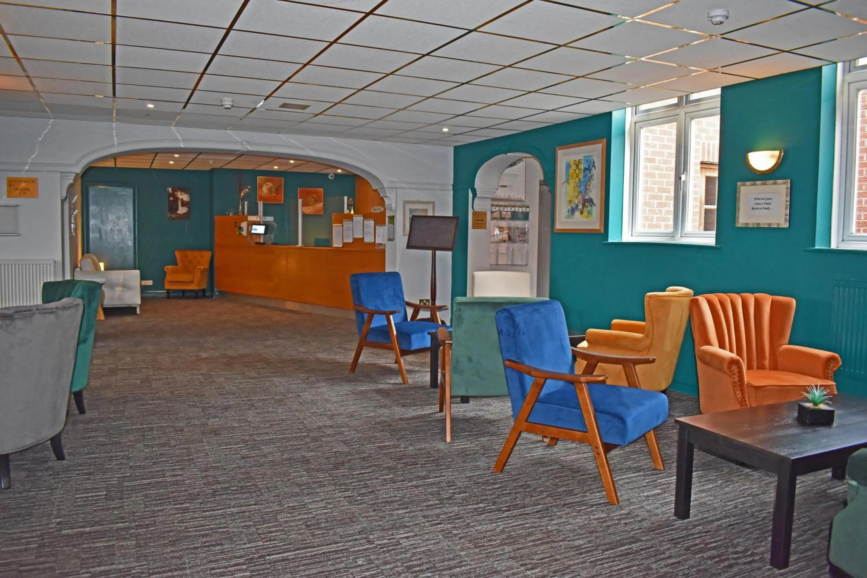 Lobby or reception in Quality Hotel Coventry