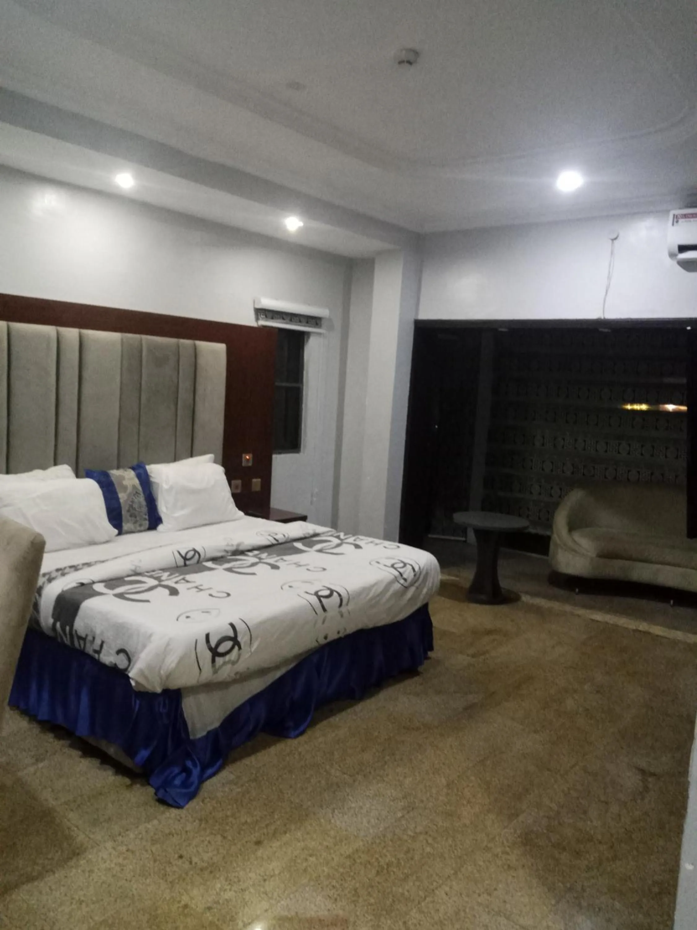 Bed in Blue Moon Beach Hotel and Resort Lekki Lagos