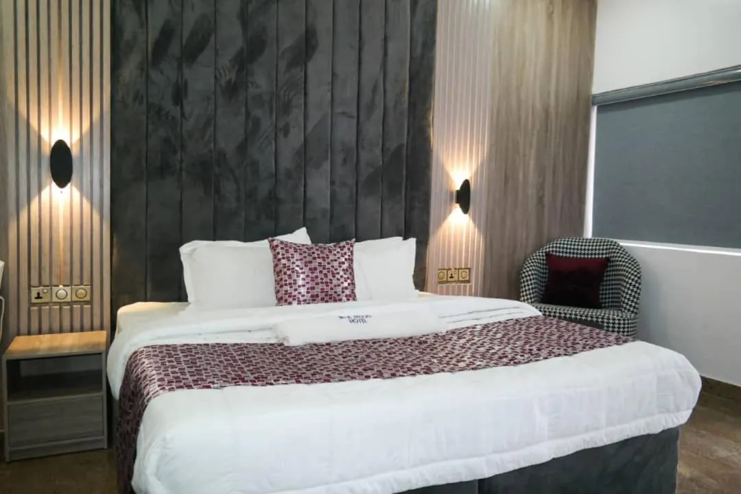 Bed in Blue Moon Beach Hotel and Resort Lekki Lagos