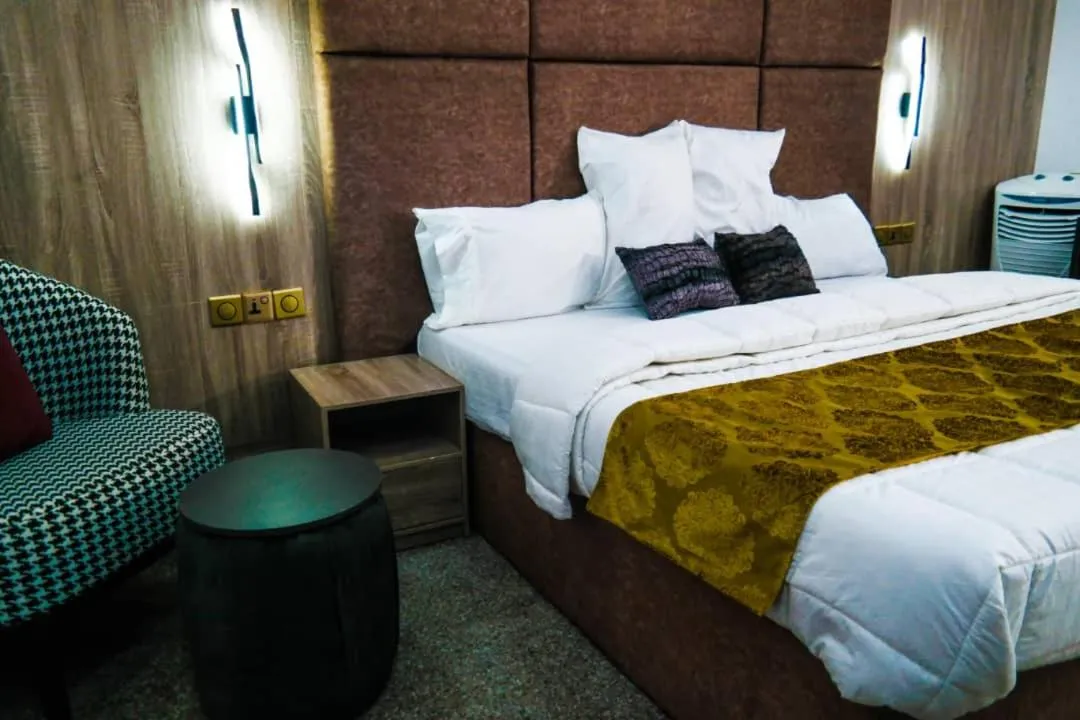 Bed in Blue Moon Beach Hotel and Resort Lekki Lagos